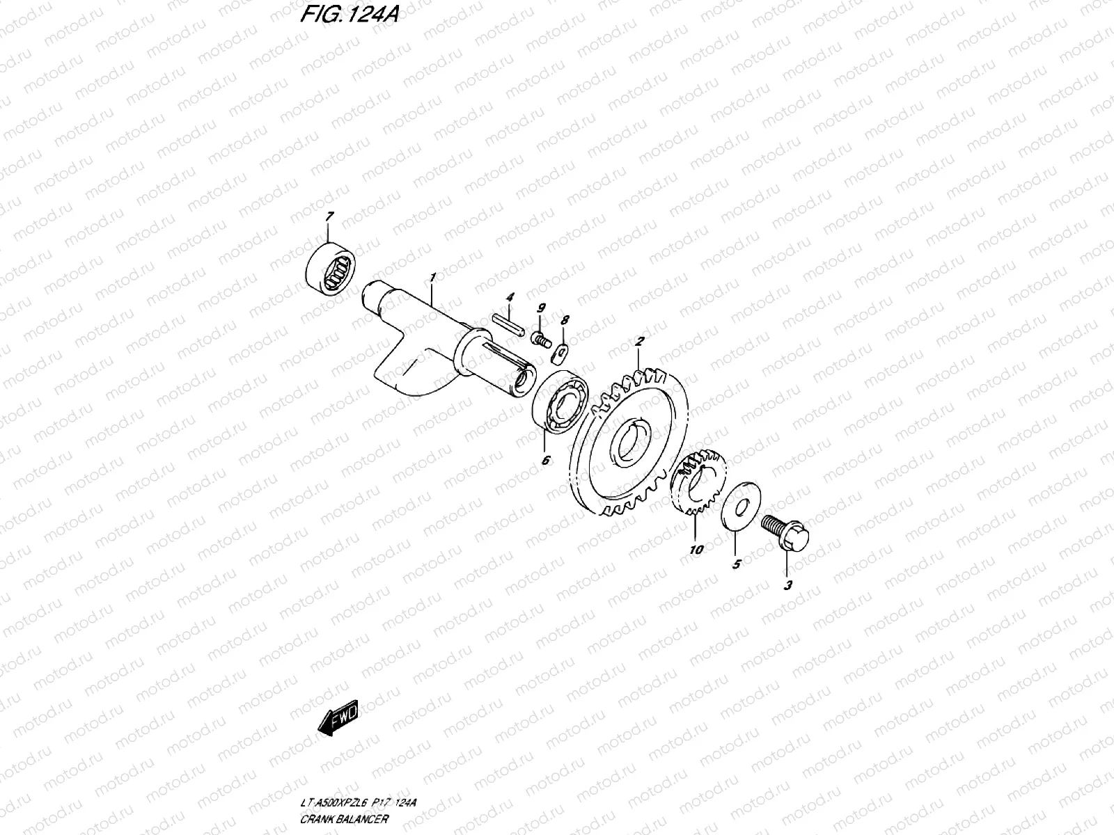 124A - CRANK BALANCE SHAFT