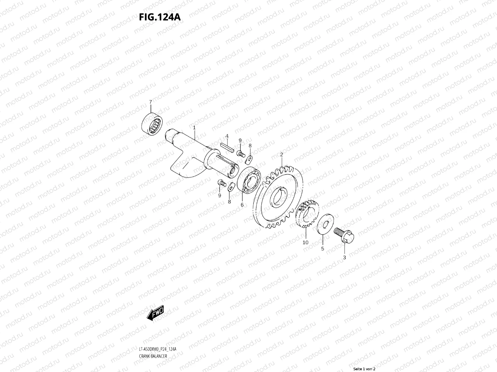 124A - CRANK BALANCE SHAFT