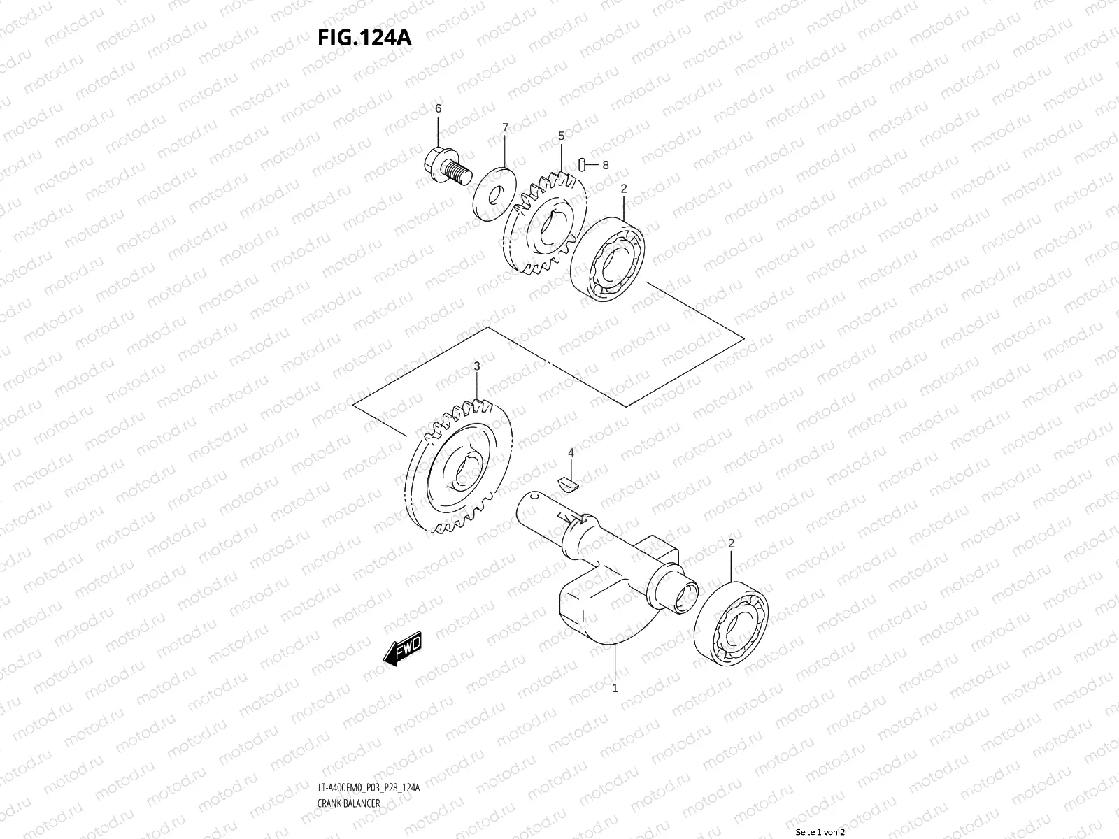 124A - CRANK BALANCE SHAFT