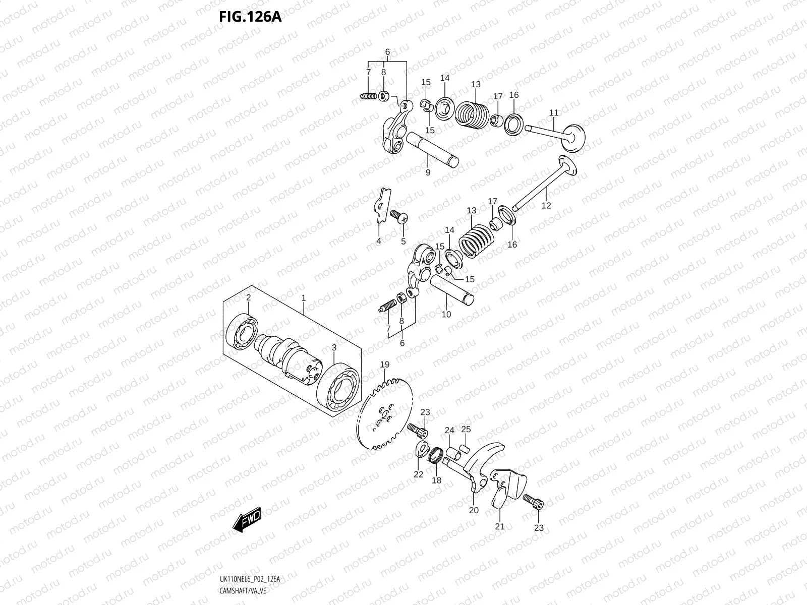 126A - CAMSHAFT /​ VALVE