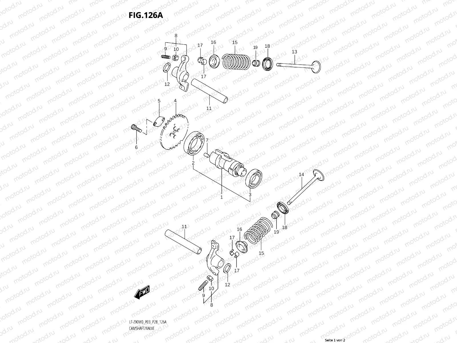 126A - CAMSHAFT /​ VALVE