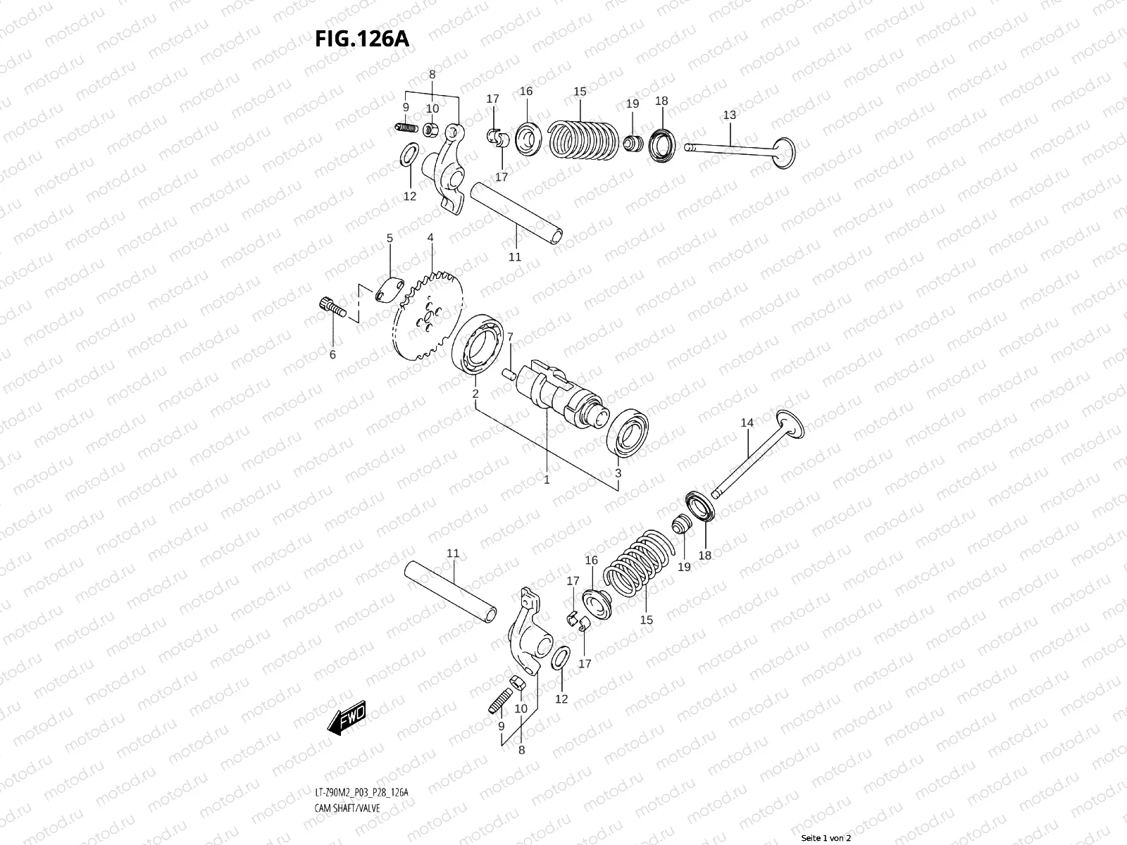 126A - CAMSHAFT /​ VALVE