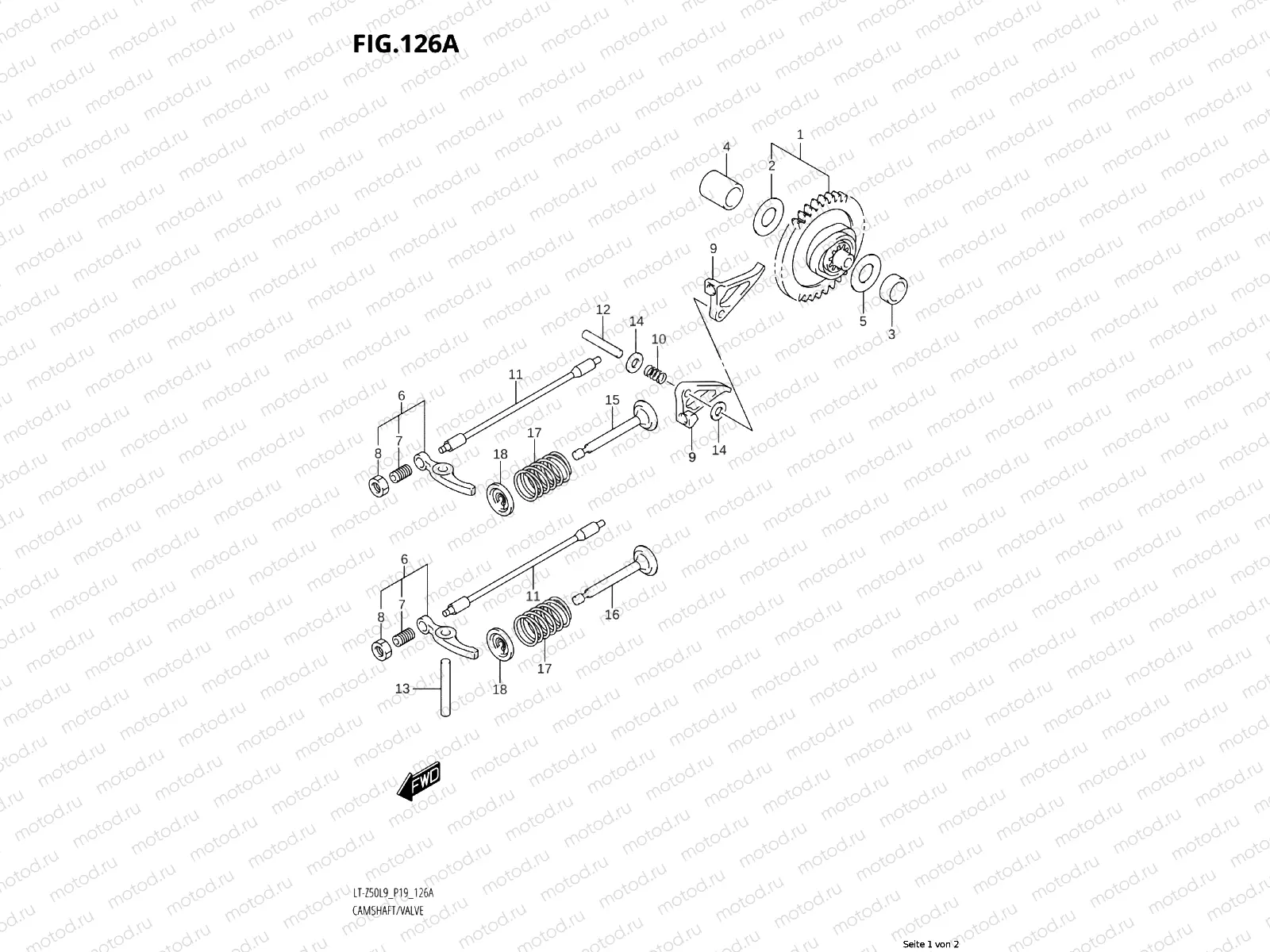 126A - CAMSHAFT /​ VALVE