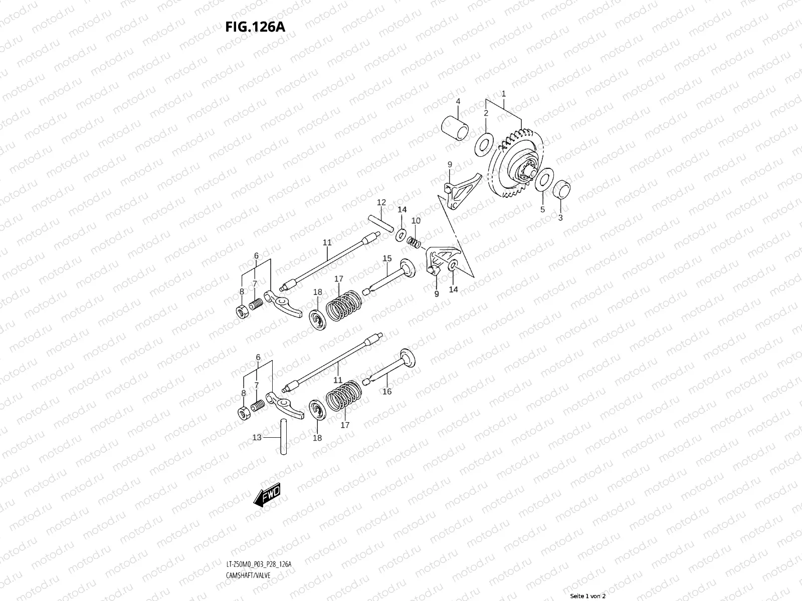 126A - CAMSHAFT /​ VALVE