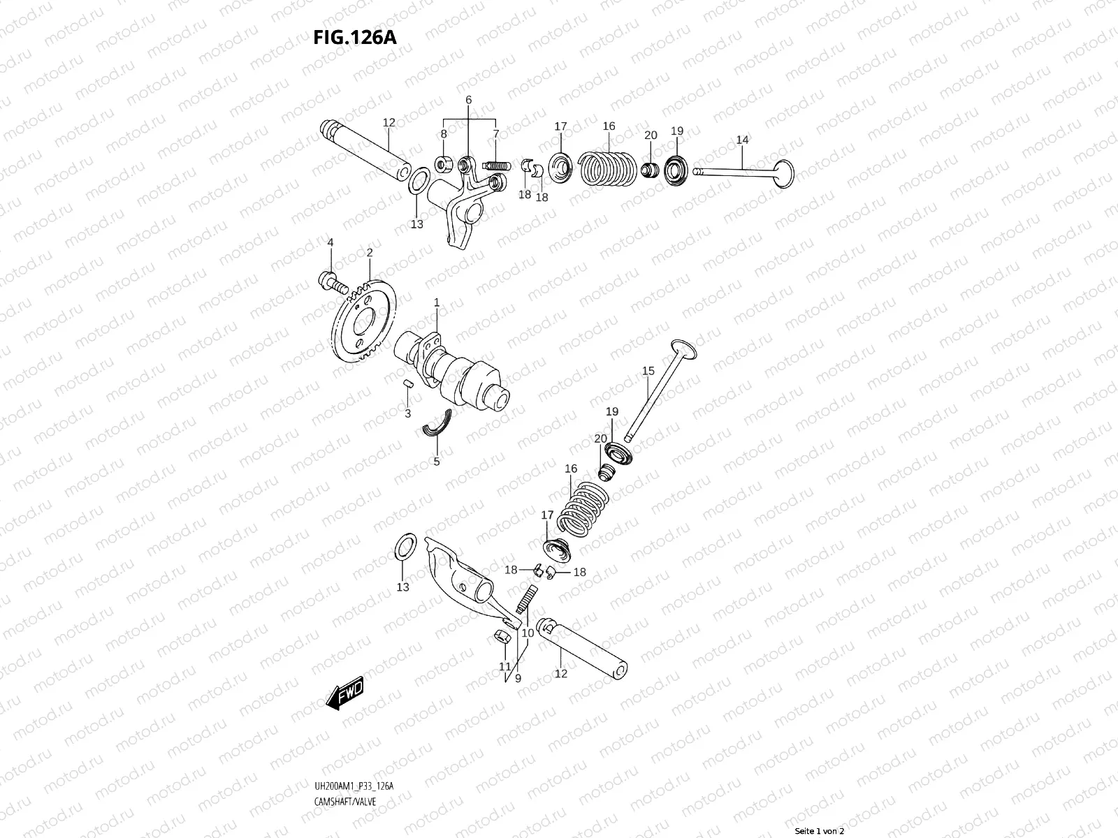 126A - CAMSHAFT /​ VALVE