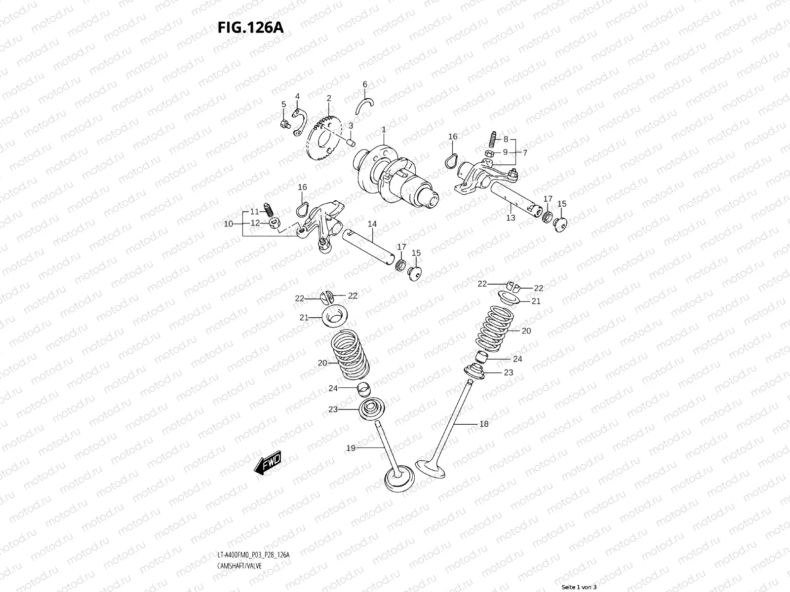 126A - CAMSHAFT /​ VALVE