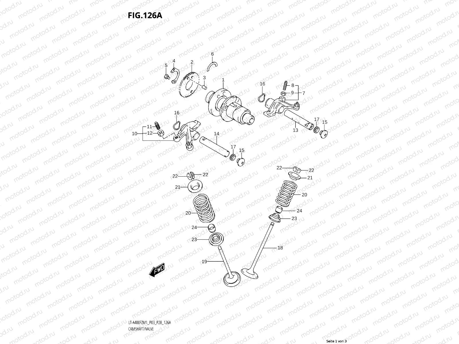 126A - CAMSHAFT /​ VALVE