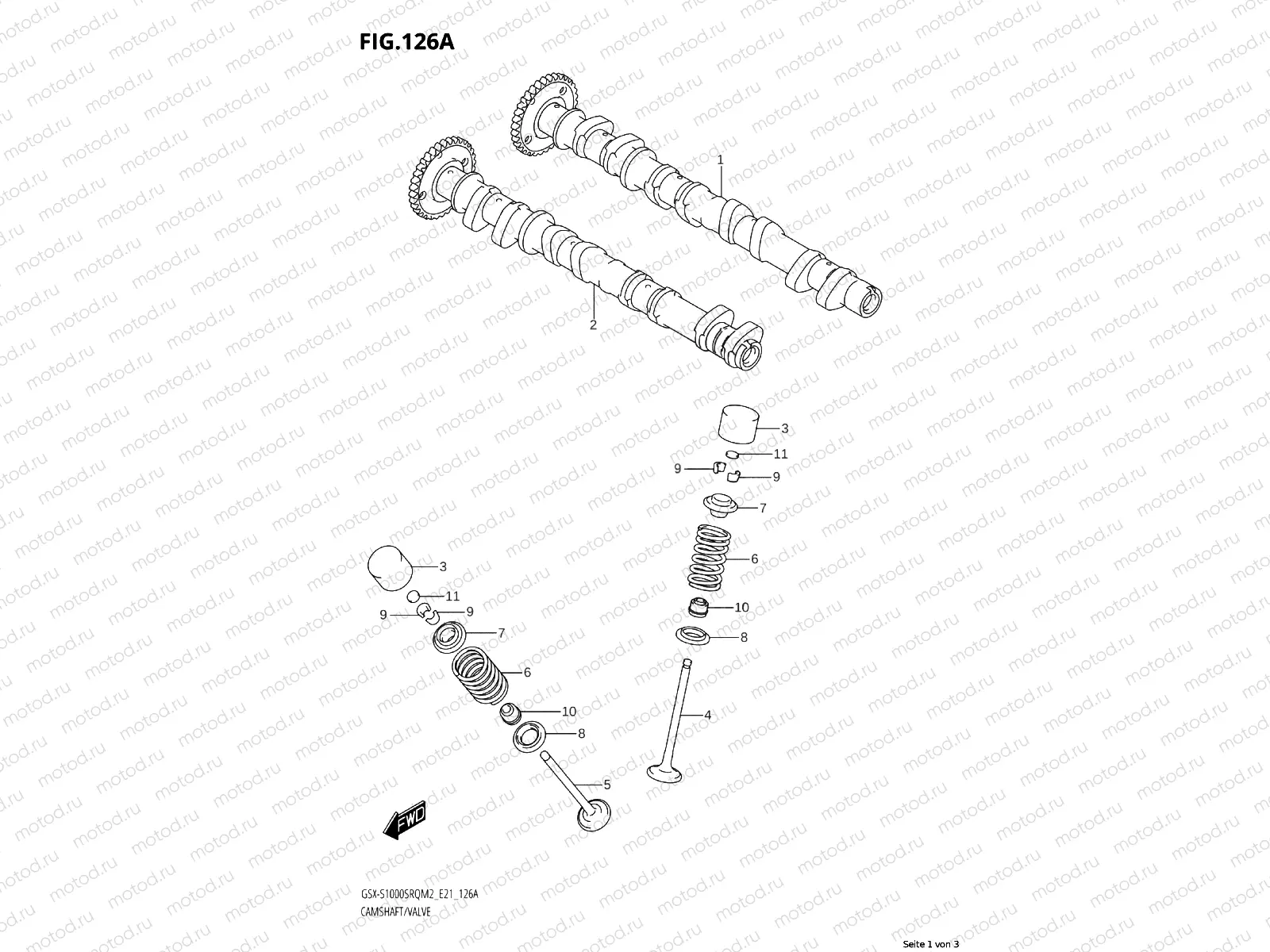 126A - CAMSHAFT /​ VALVE