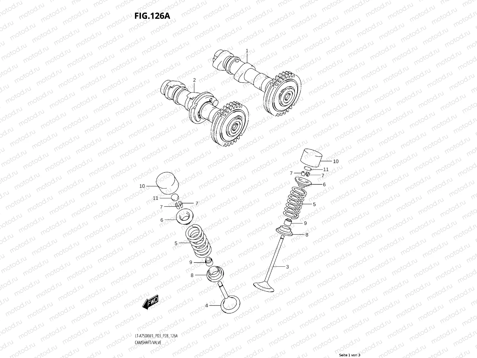 126A - CAMSHAFT /​ VALVE