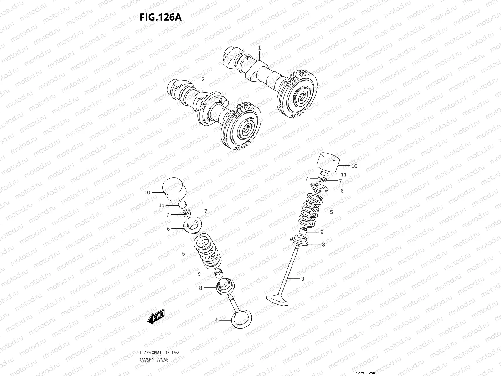 126A - CAMSHAFT /​ VALVE