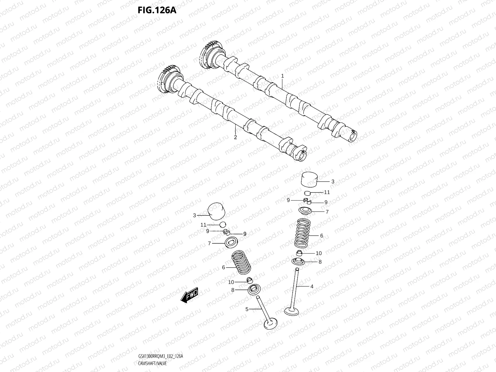 126A - CAMSHAFT /​ VALVE