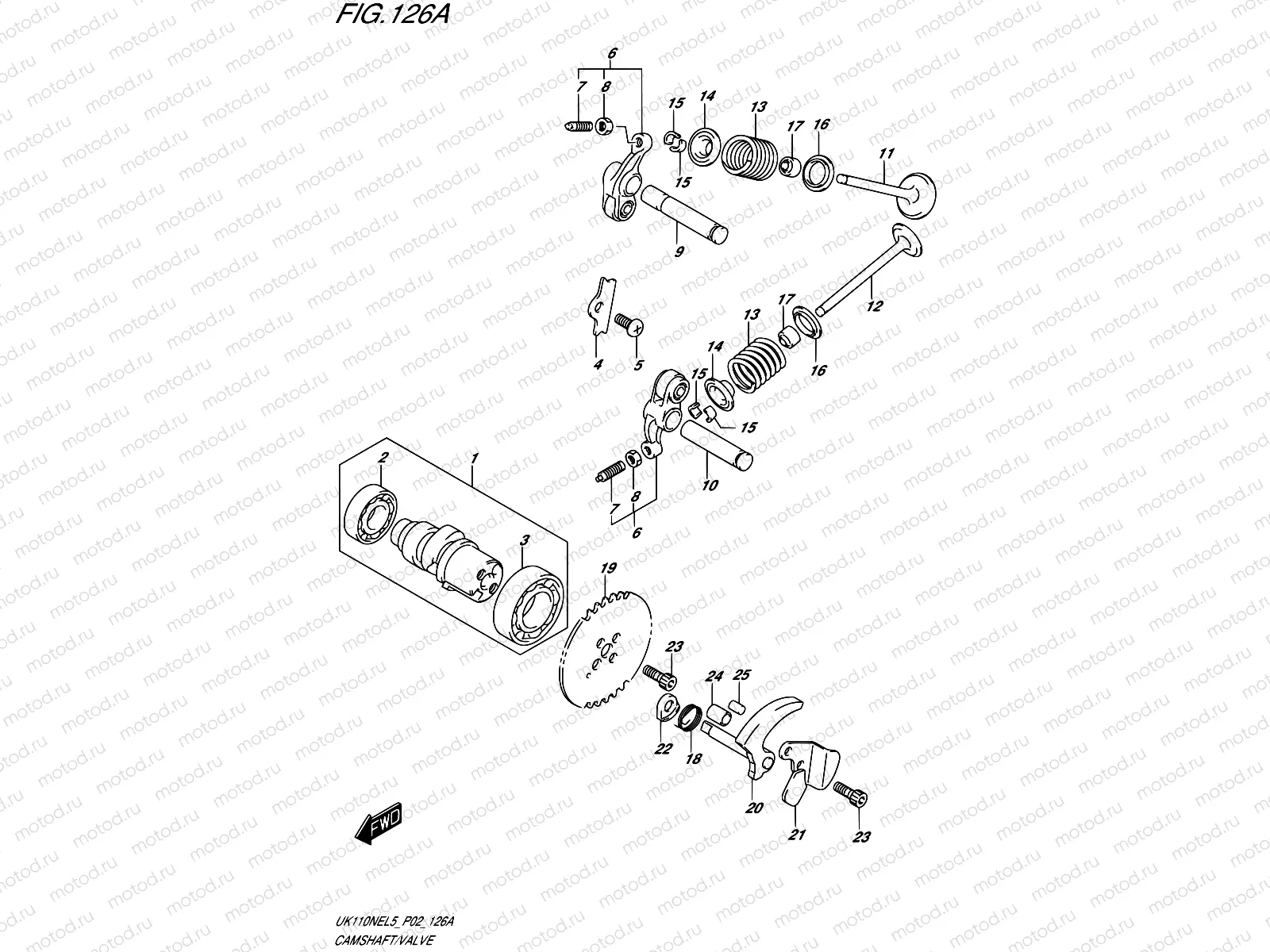 126A - CAMSHAFT/VALVE
