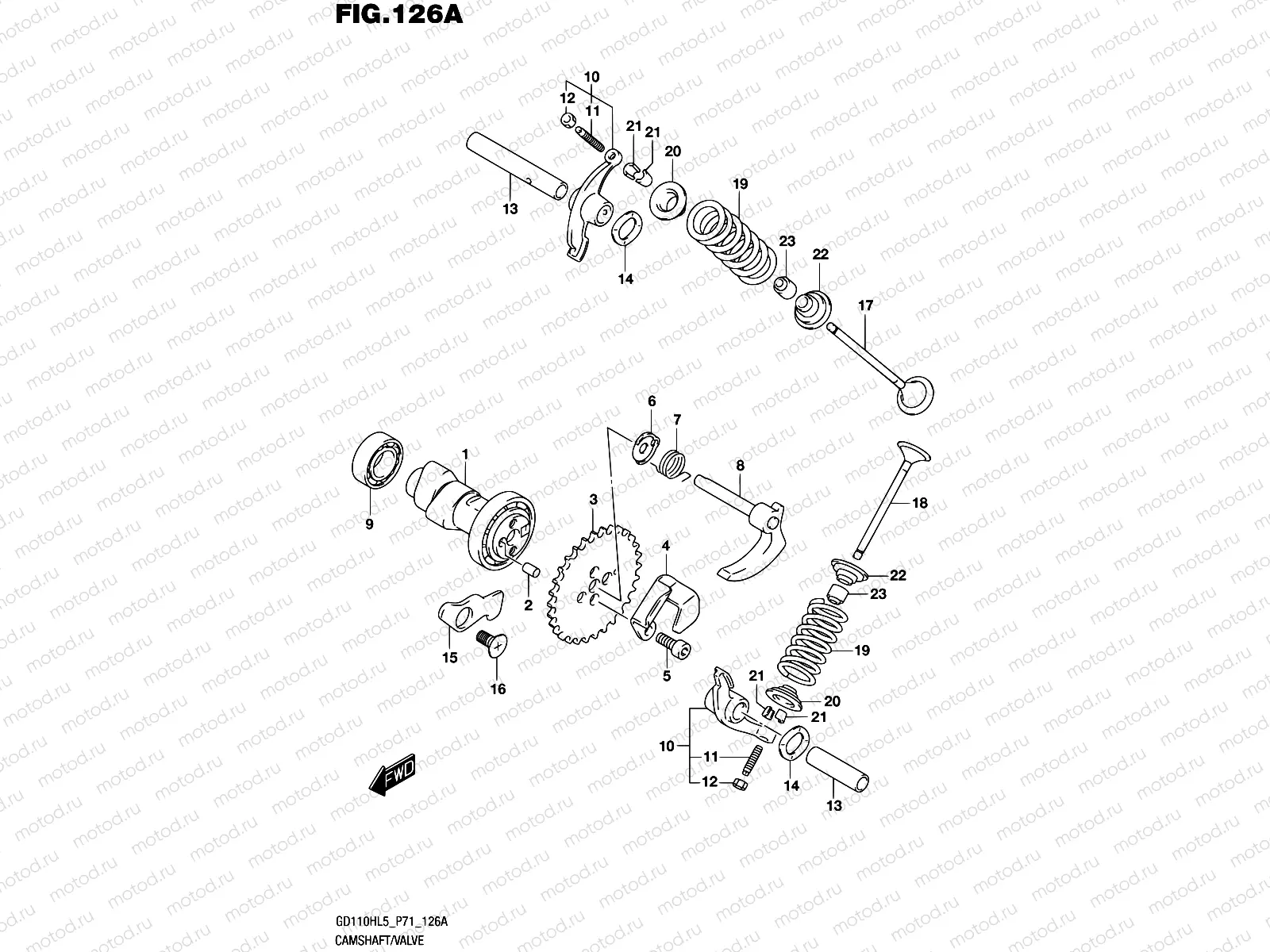 126A - CAMSHAFT/VALVE
