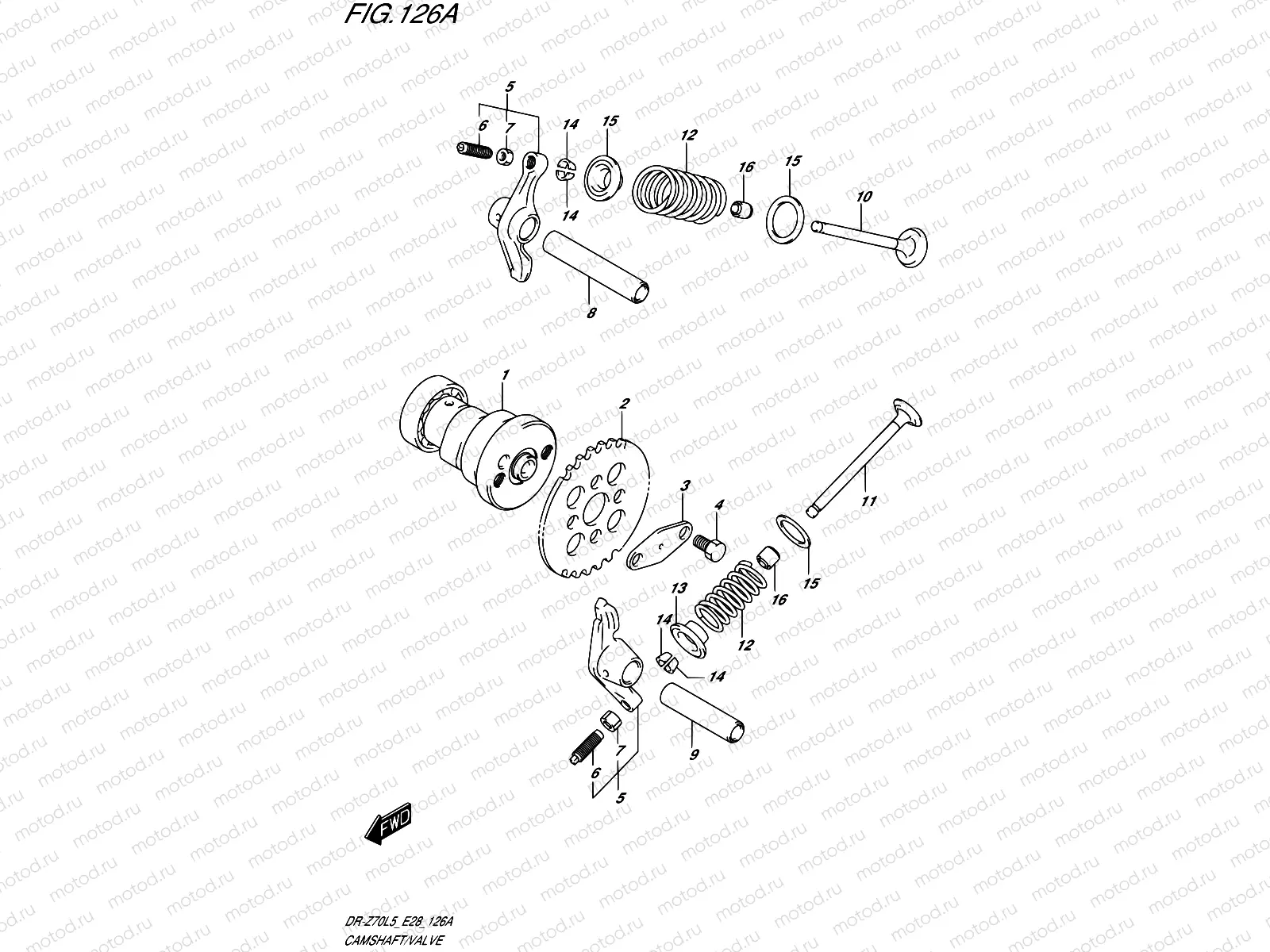 126A - CAMSHAFT/VALVE
