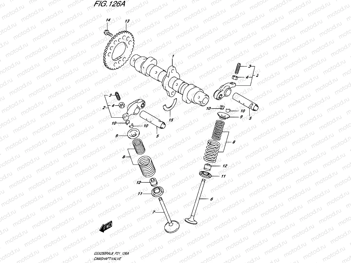 126A - CAMSHAFT/VALVE