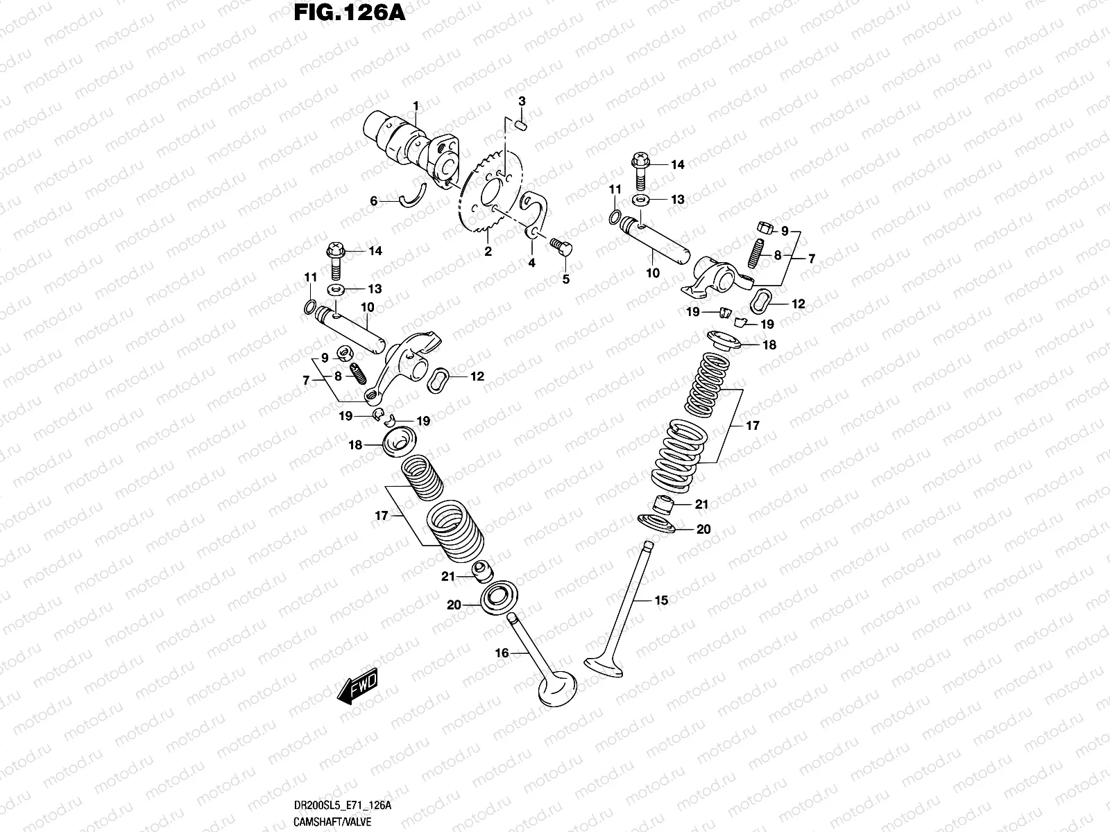 126A - CAMSHAFT/VALVE