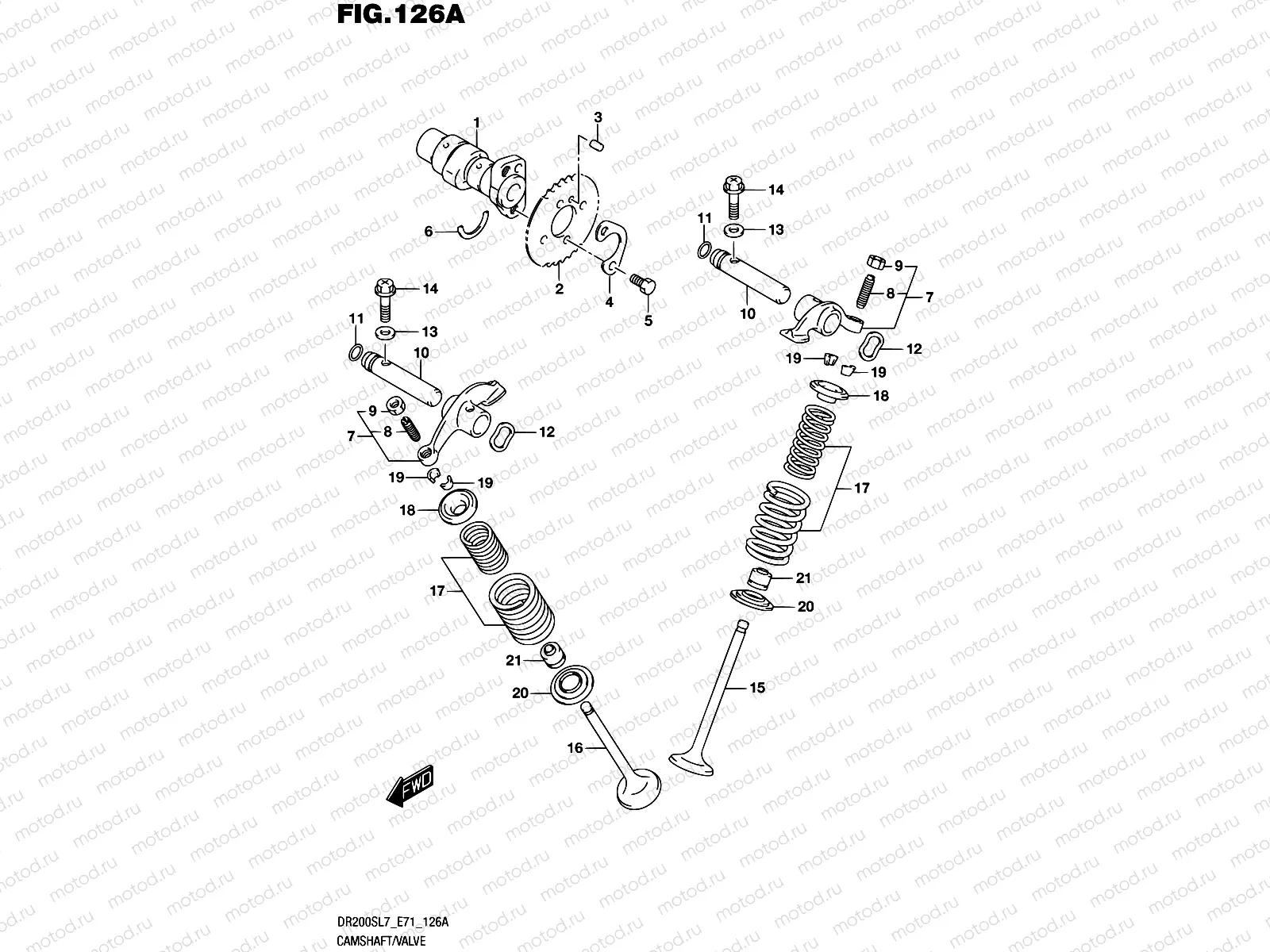 126A - CAMSHAFT/VALVE