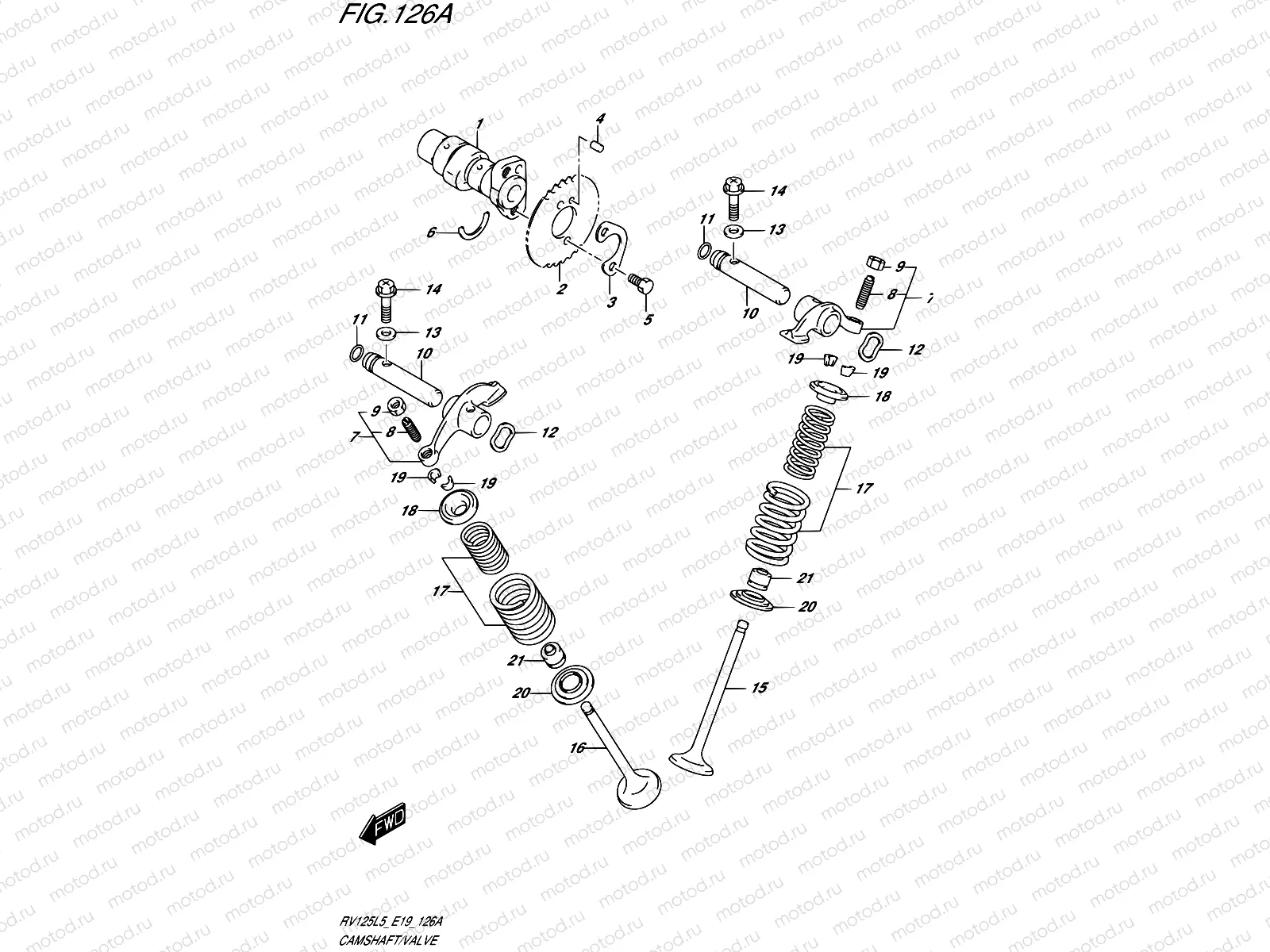 126A - CAMSHAFT/VALVE