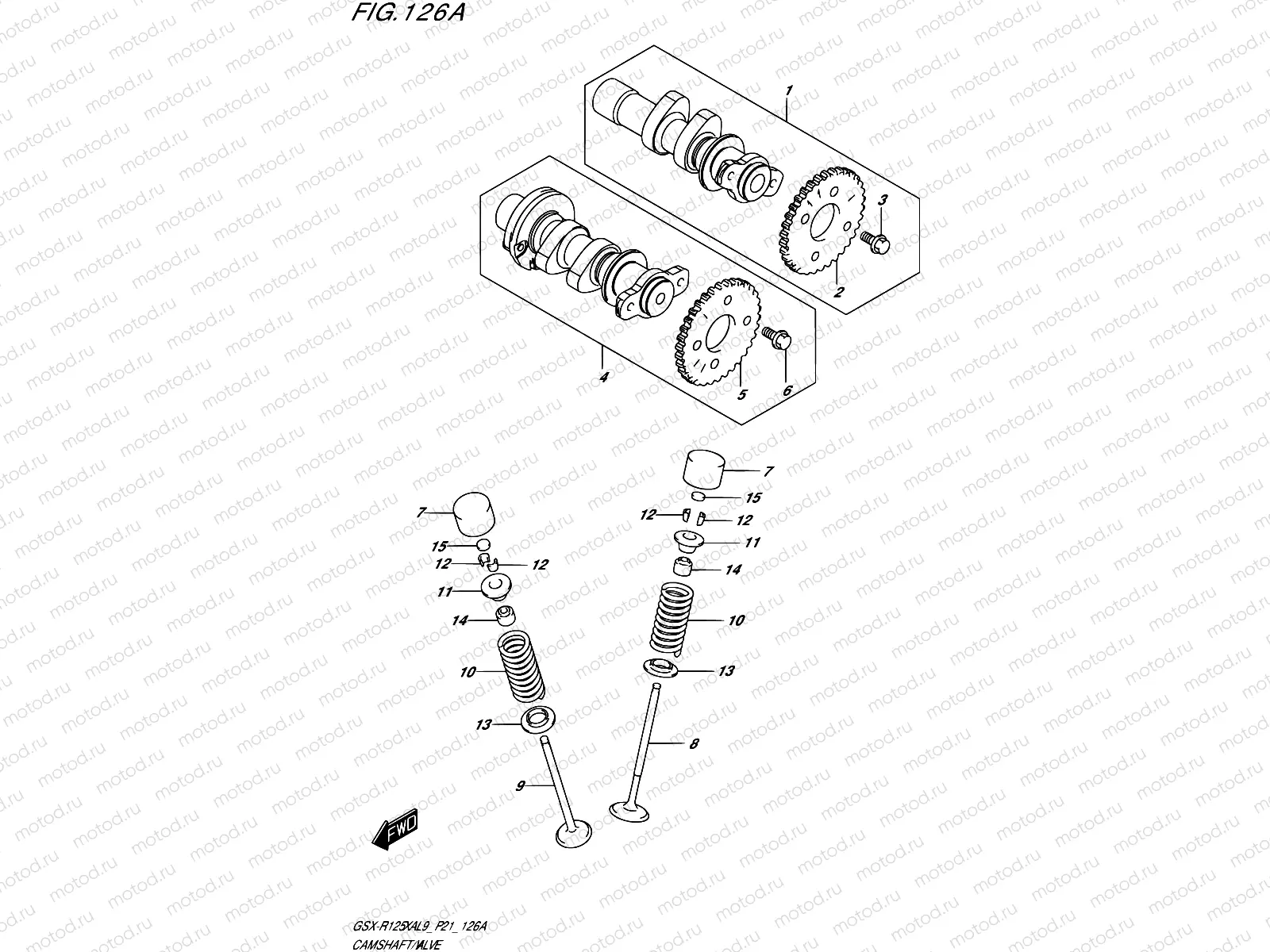 126A - CAMSHAFT/VALVE