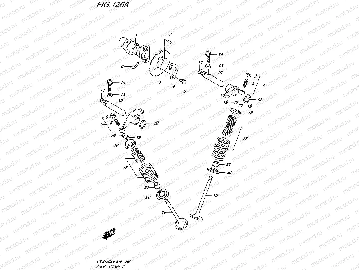 126A - CAMSHAFT/VALVE