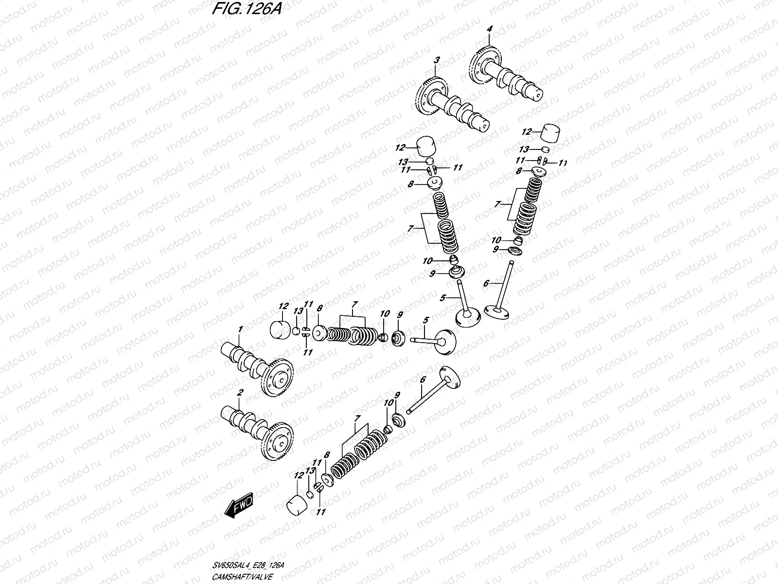 126A - CAMSHAFT/VALVE