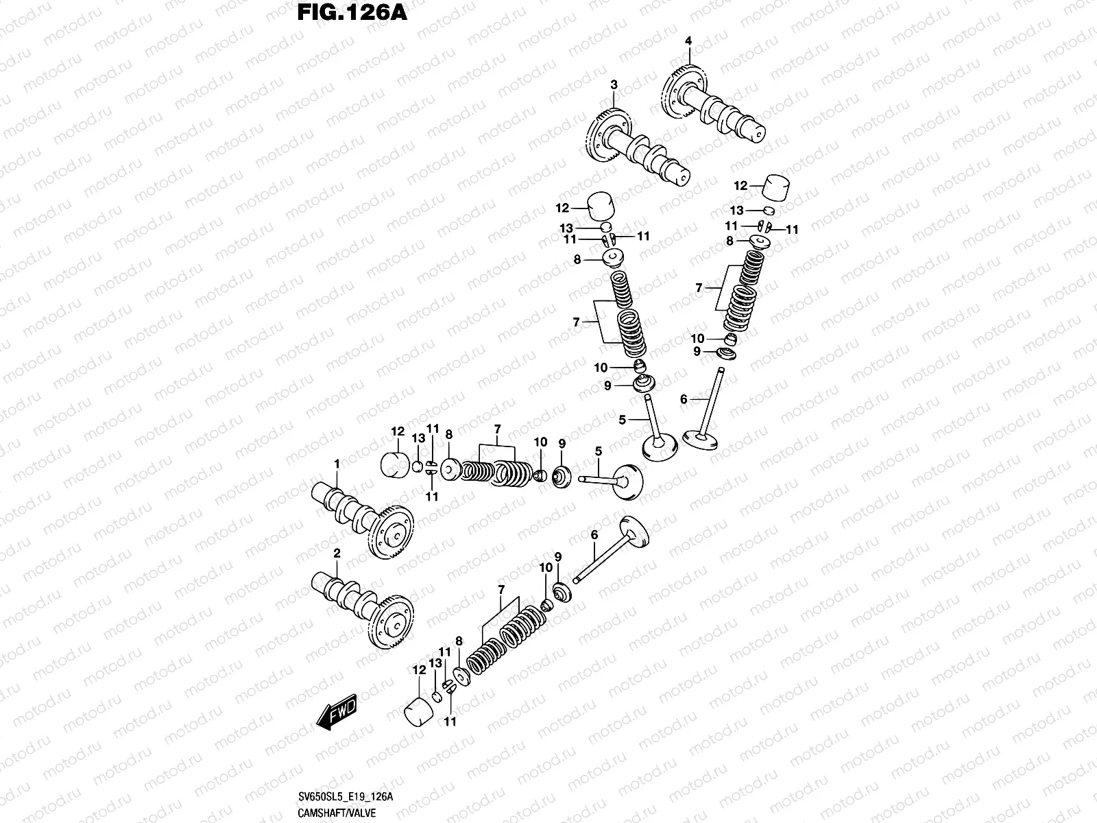 126A - CAMSHAFT/VALVE