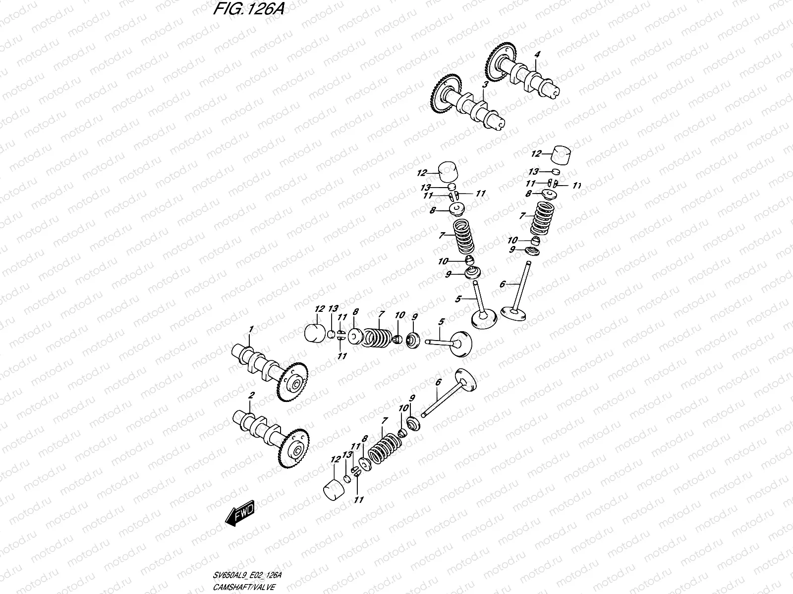 126A - CAMSHAFT/VALVE