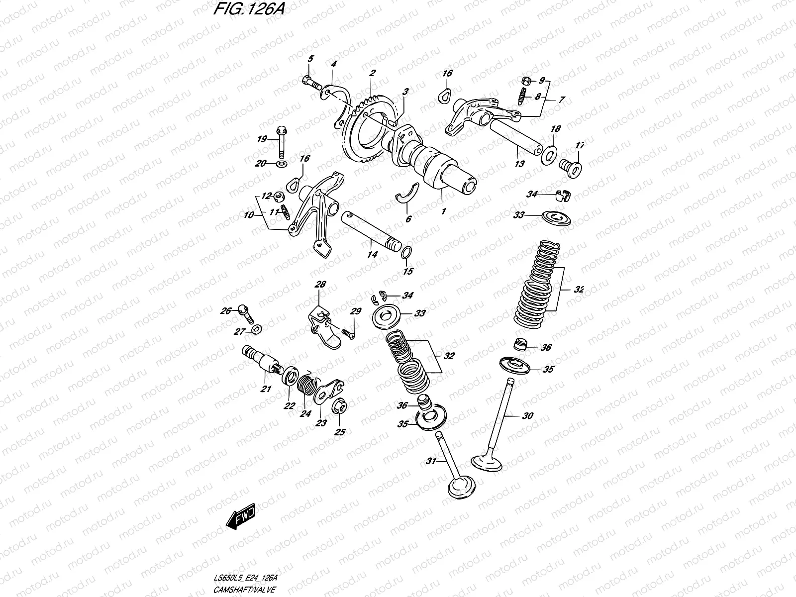 126A - CAMSHAFT/VALVE