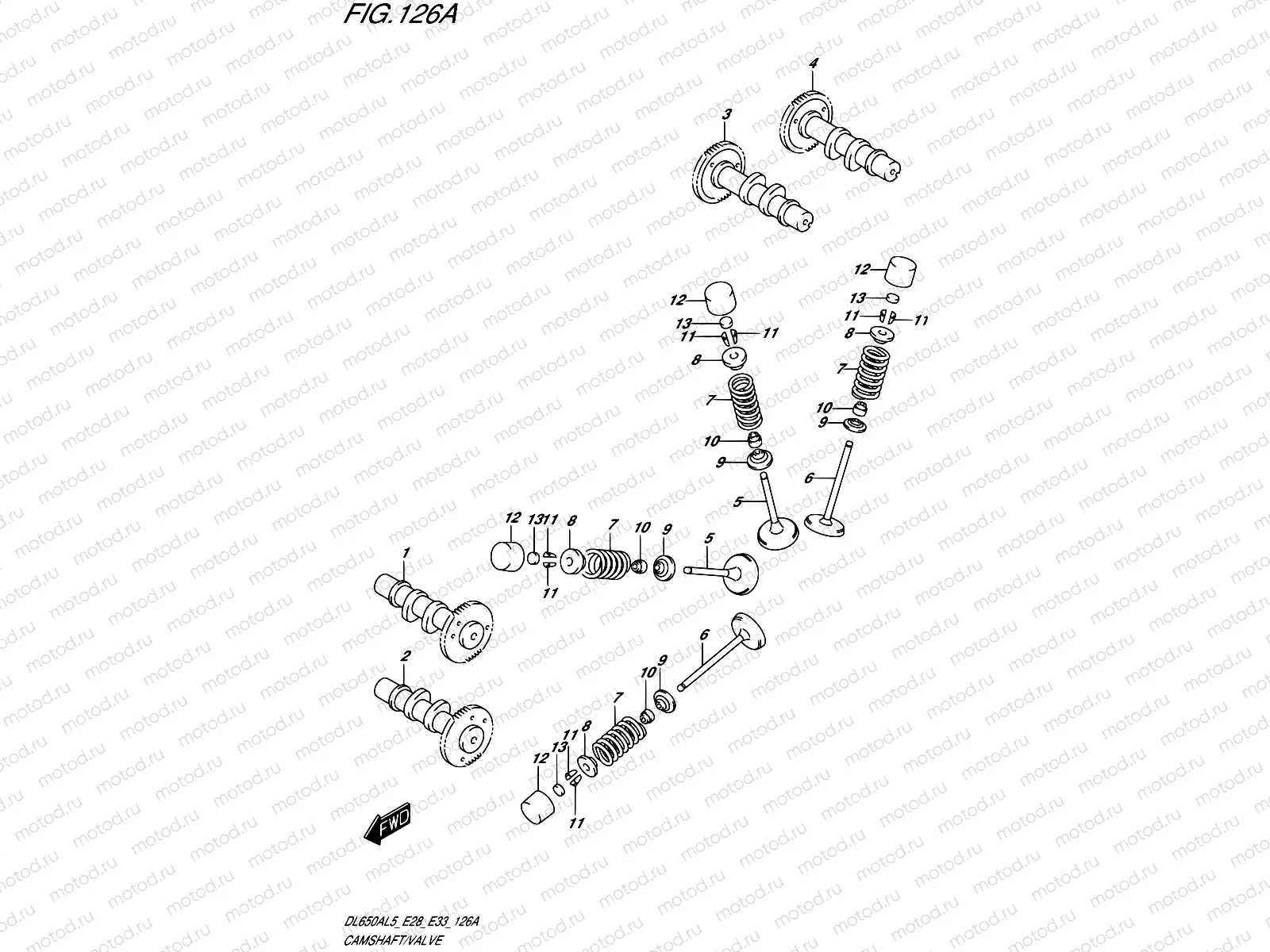 126A - CAMSHAFT/VALVE