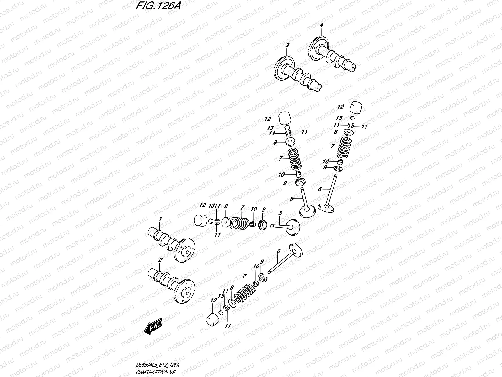 126A - CAMSHAFT/VALVE