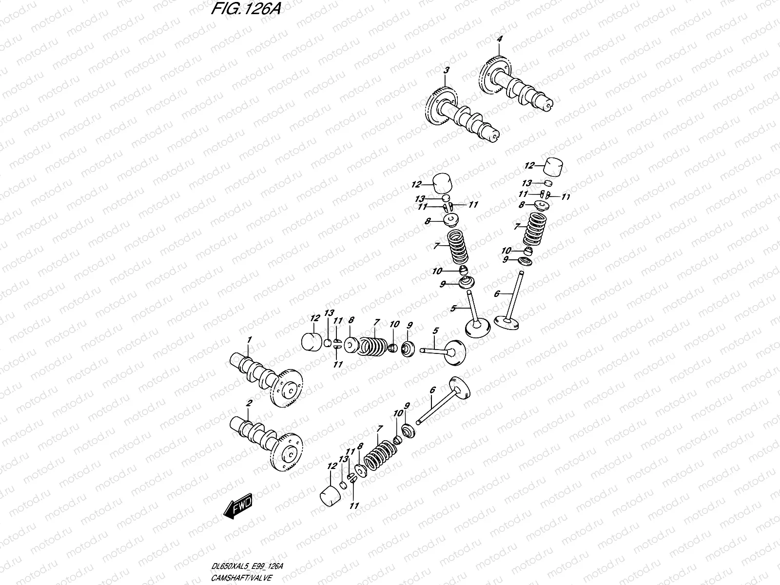 126A - CAMSHAFT/VALVE