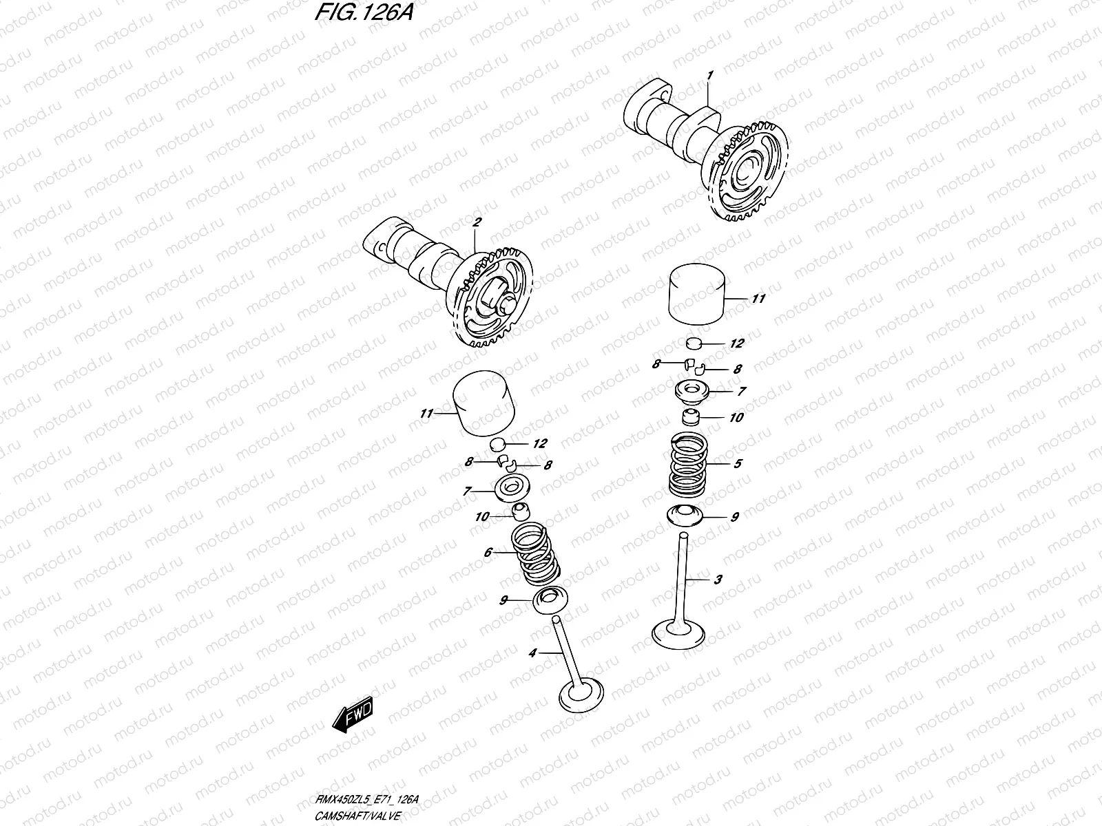 126A - CAMSHAFT/VALVE