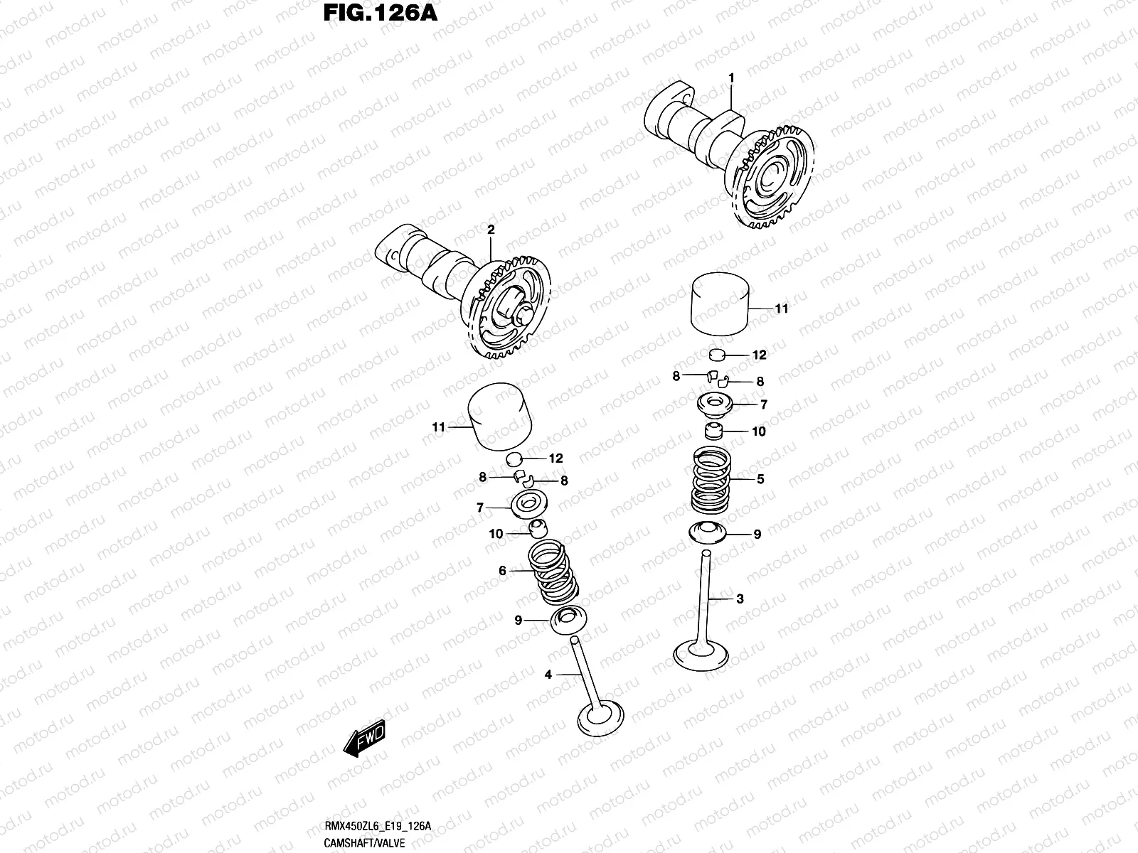 126A - CAMSHAFT/VALVE