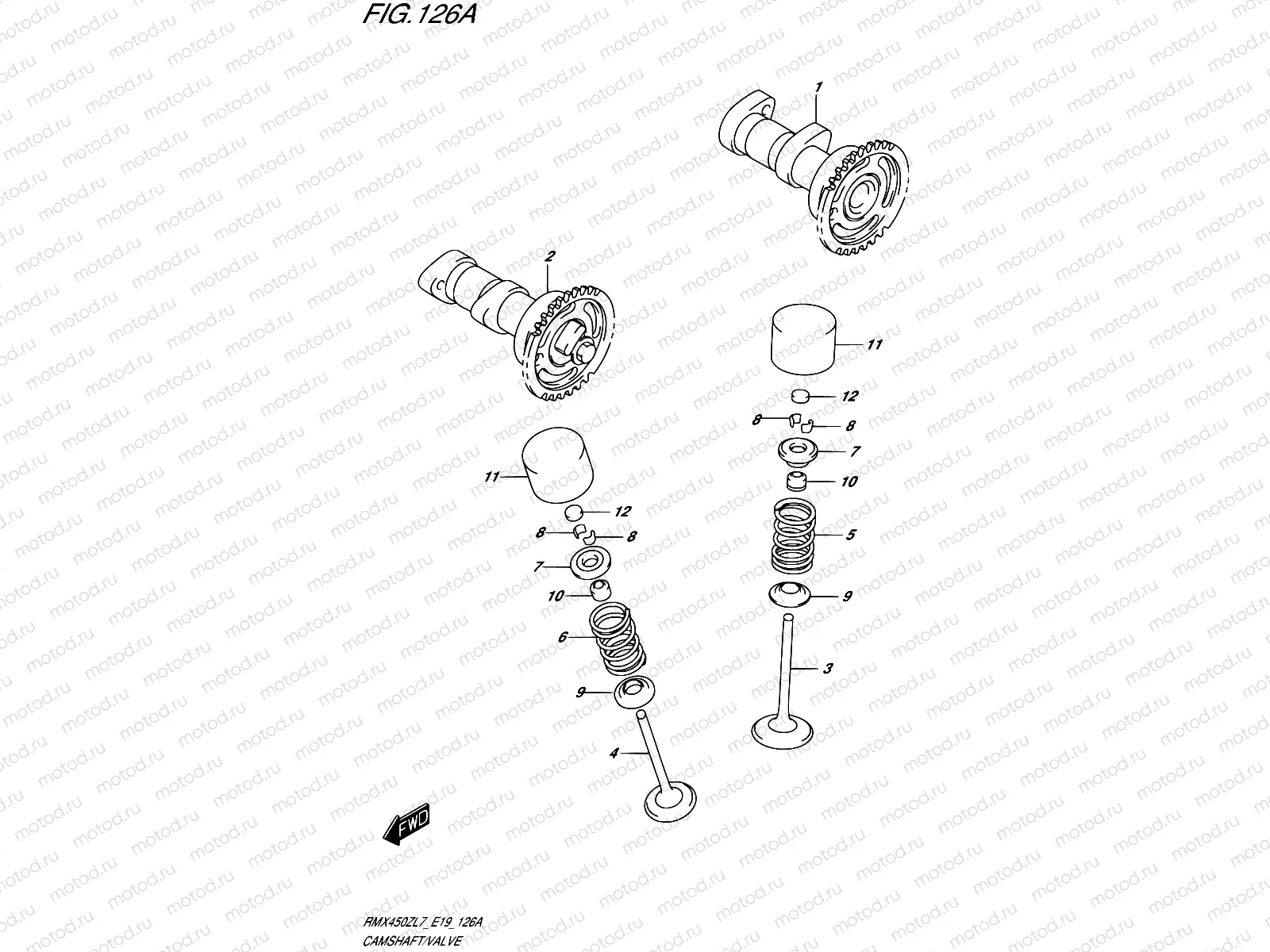 126A - CAMSHAFT/VALVE