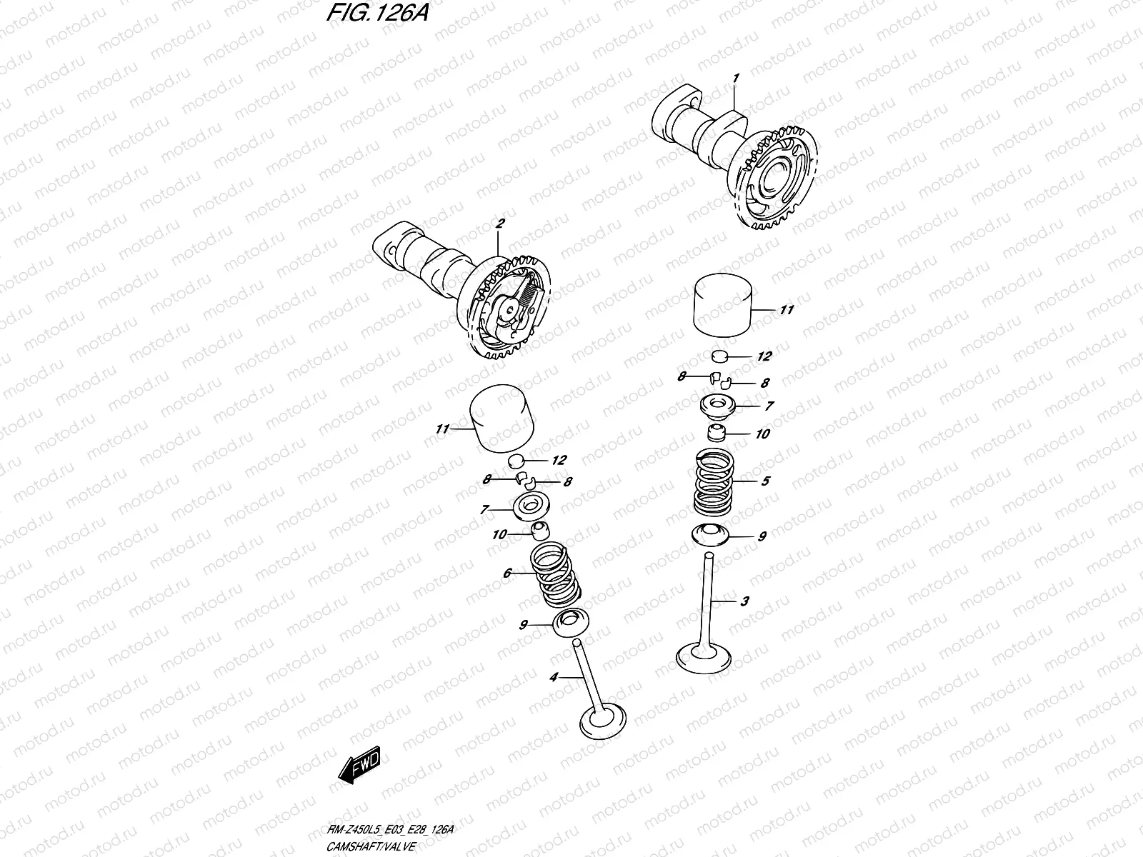 126A - CAMSHAFT/VALVE