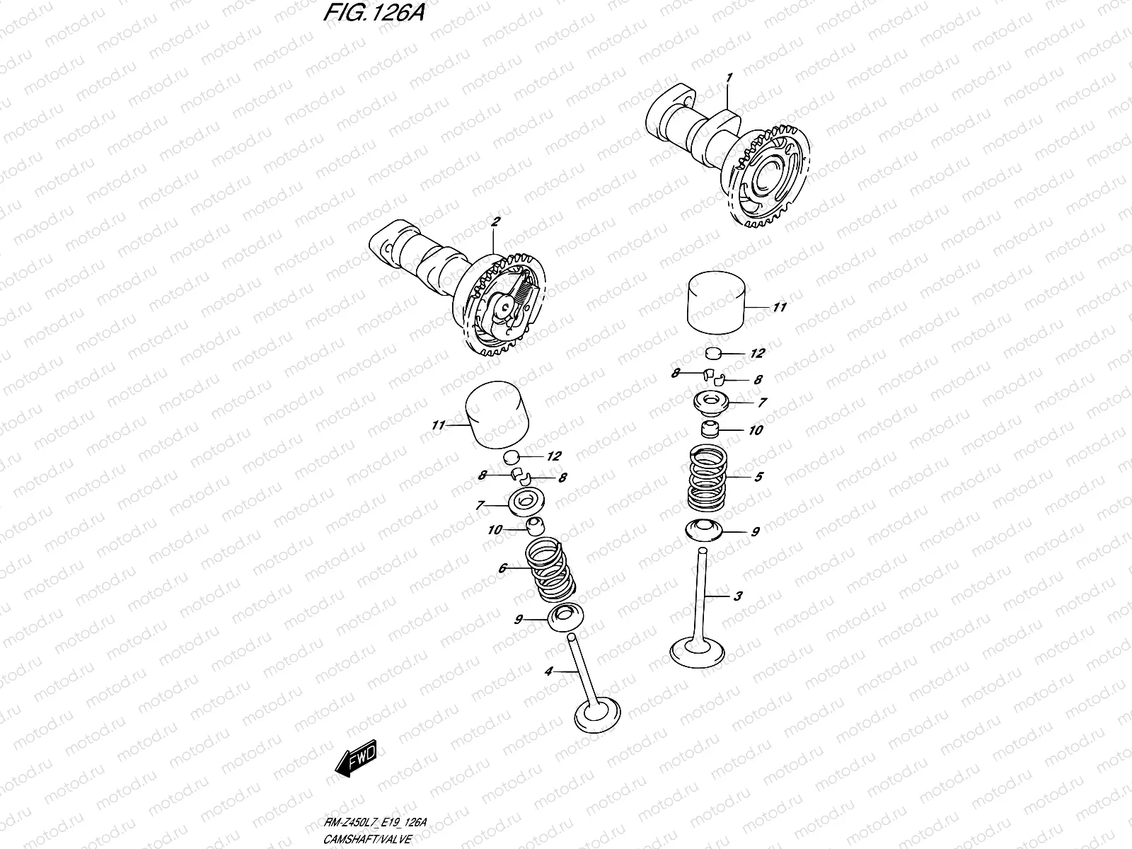 126A - CAMSHAFT/VALVE