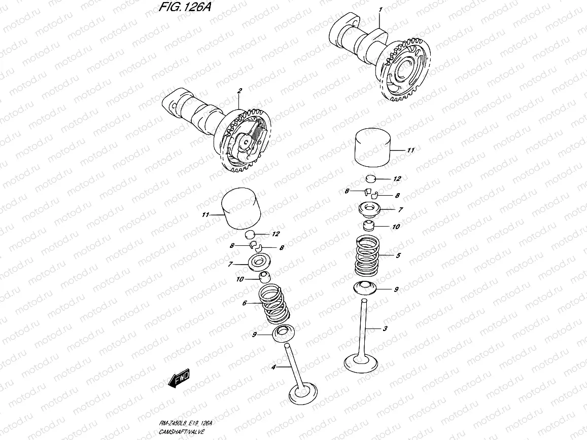 126A - CAMSHAFT/VALVE