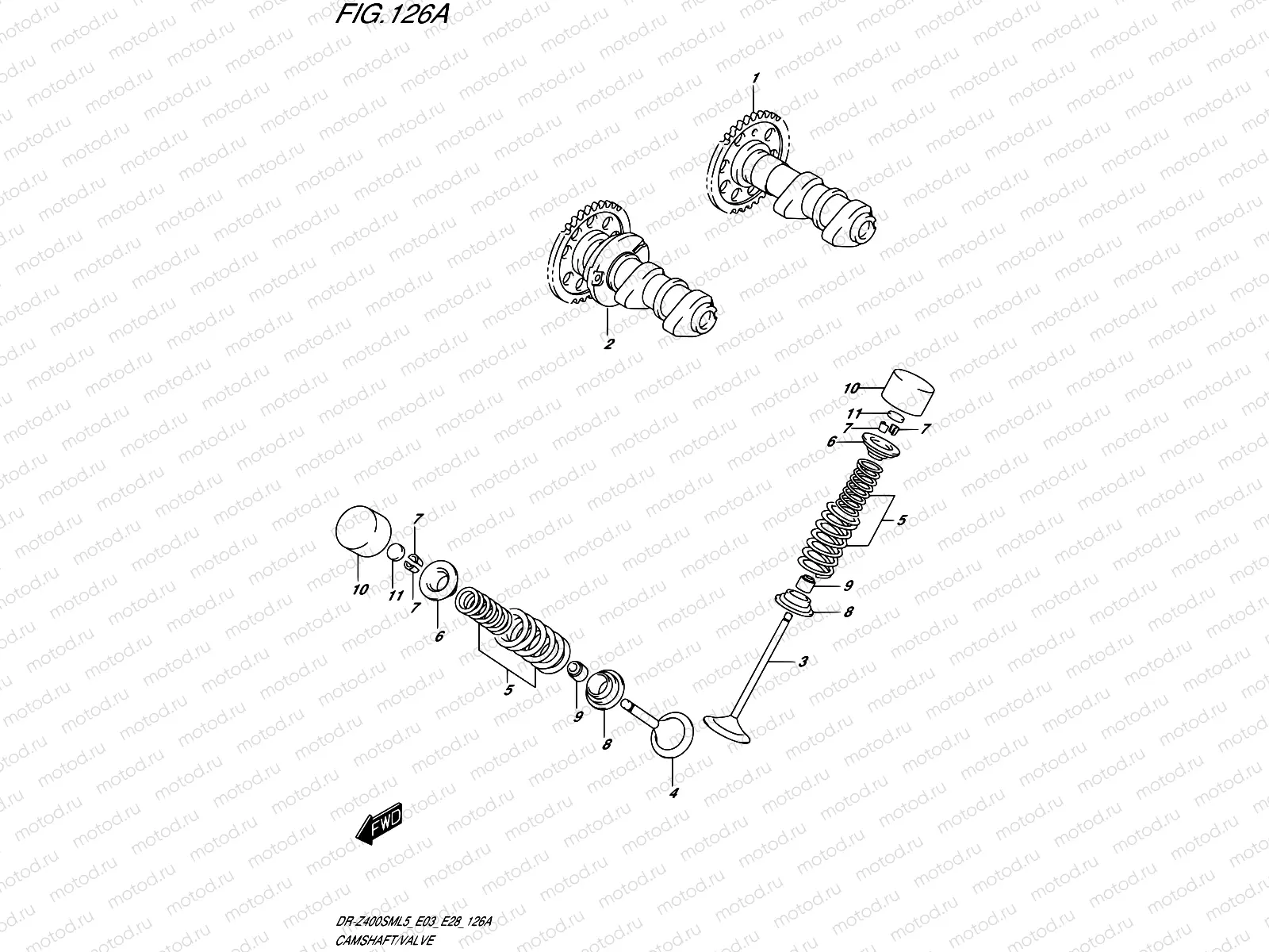 126A - CAMSHAFT/VALVE