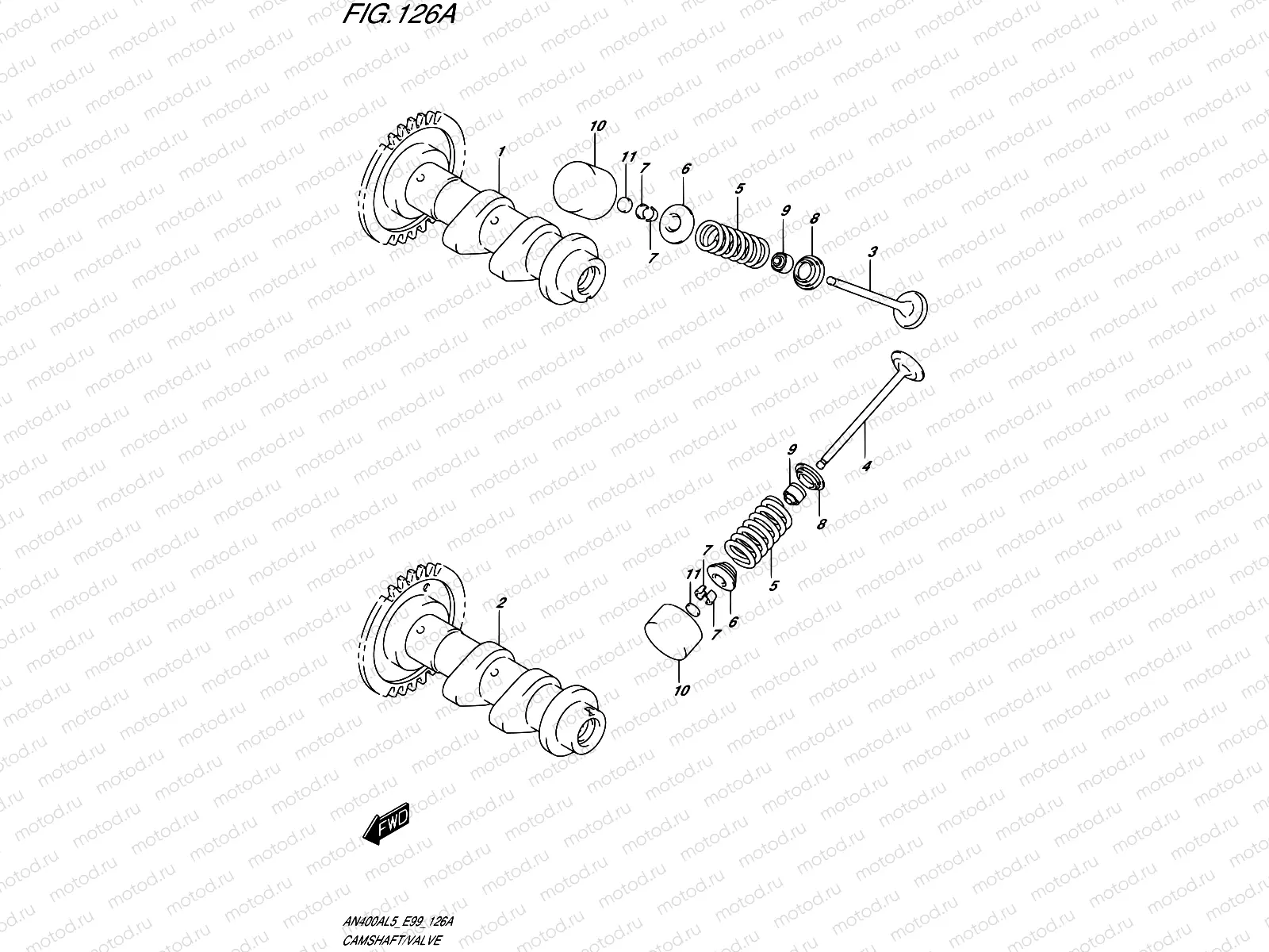 126A - CAMSHAFT/VALVE