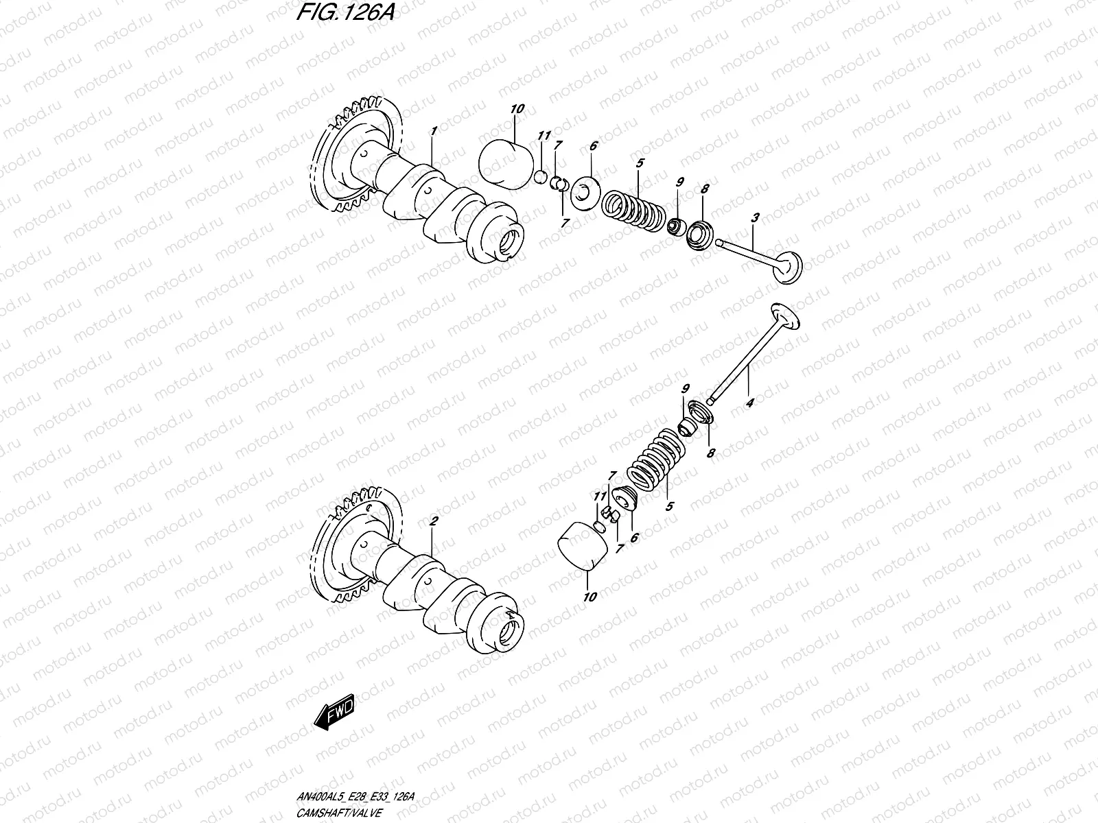 126A - CAMSHAFT/VALVE