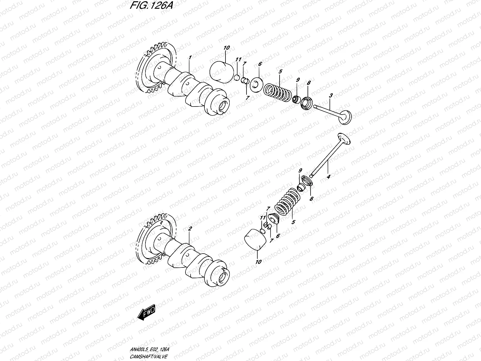 126A - CAMSHAFT/VALVE