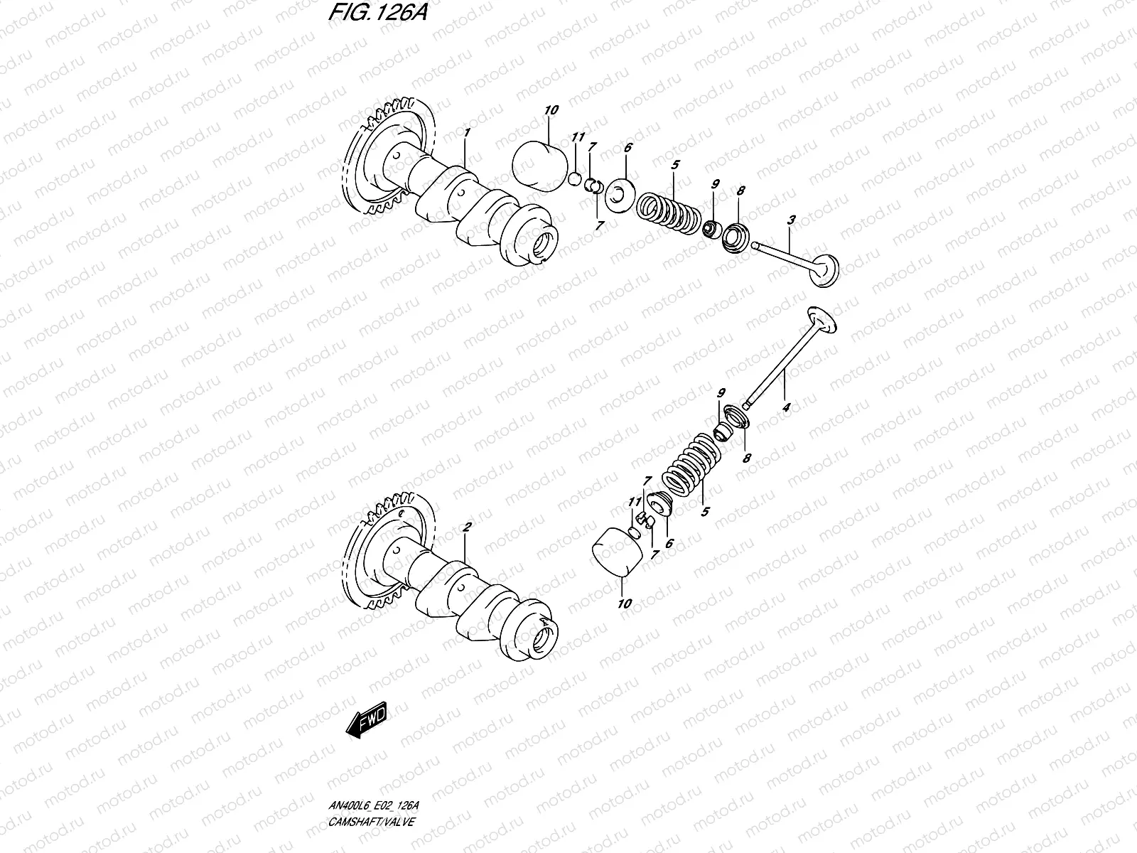 126A - CAMSHAFT/VALVE