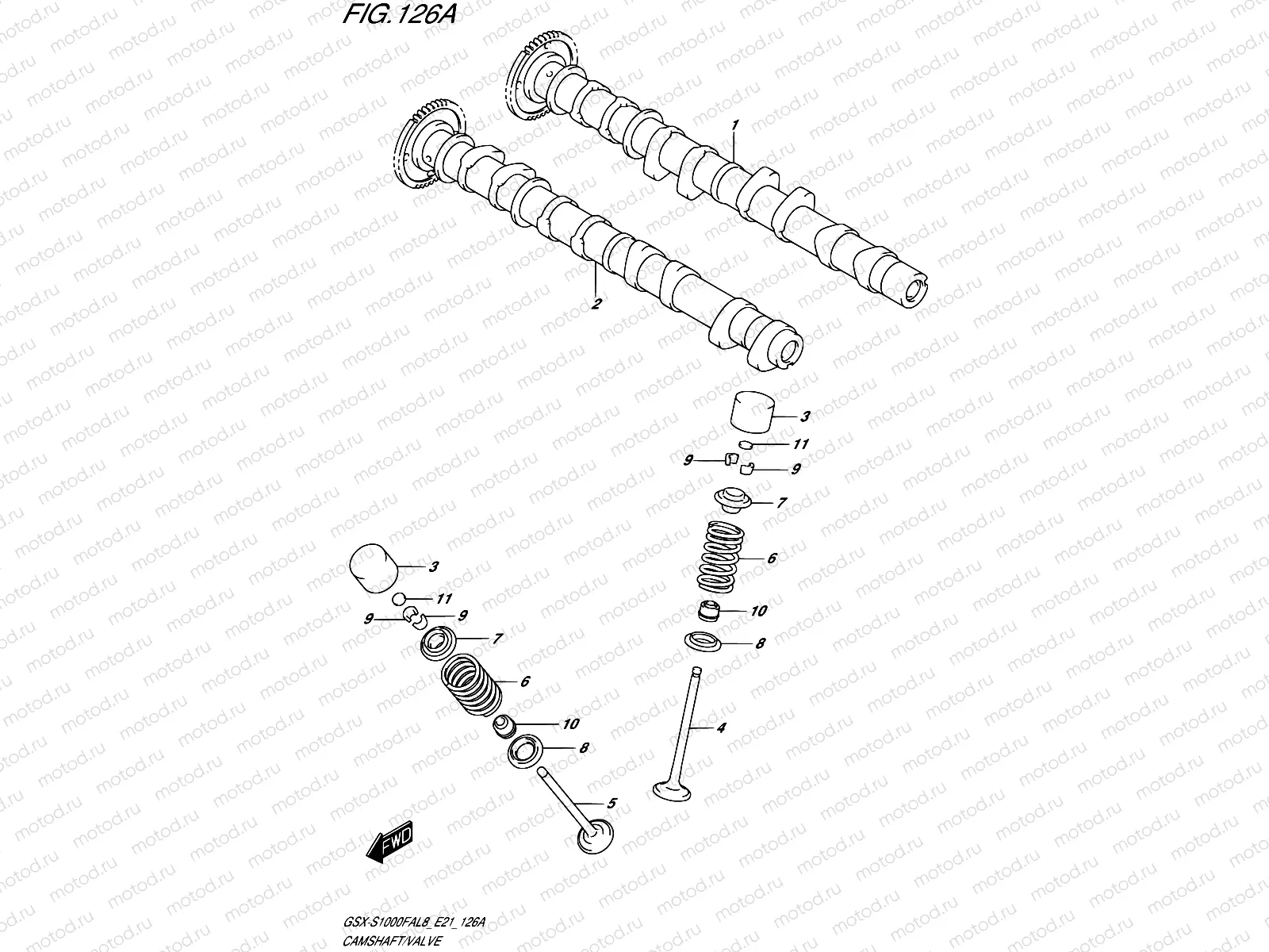 126A - CAMSHAFT/VALVE