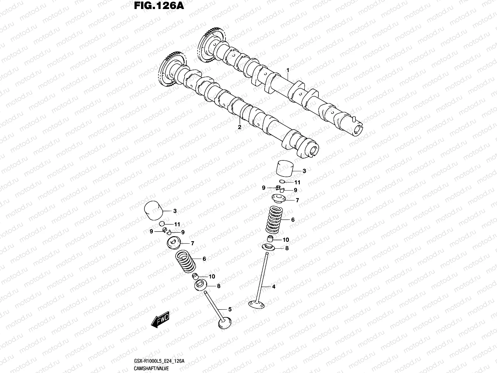 126A - CAMSHAFT/VALVE