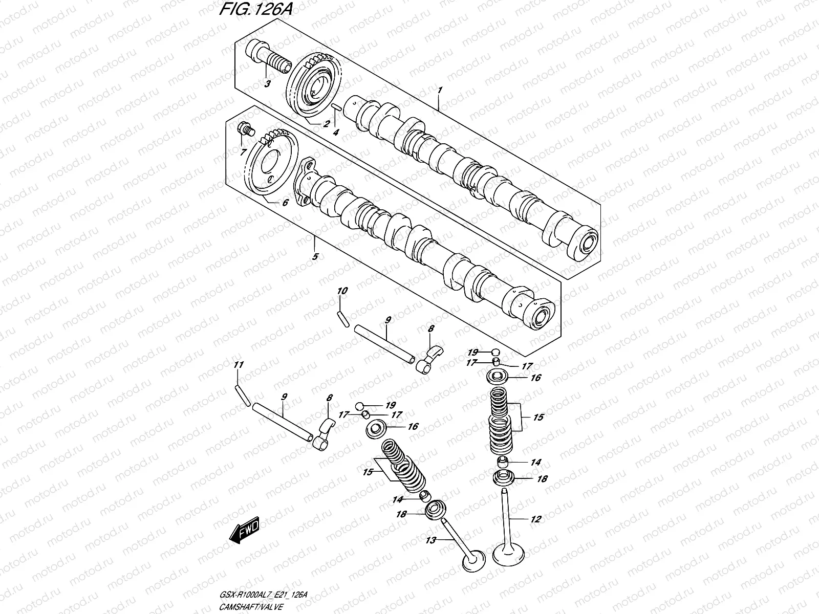 126A - CAMSHAFT/VALVE
