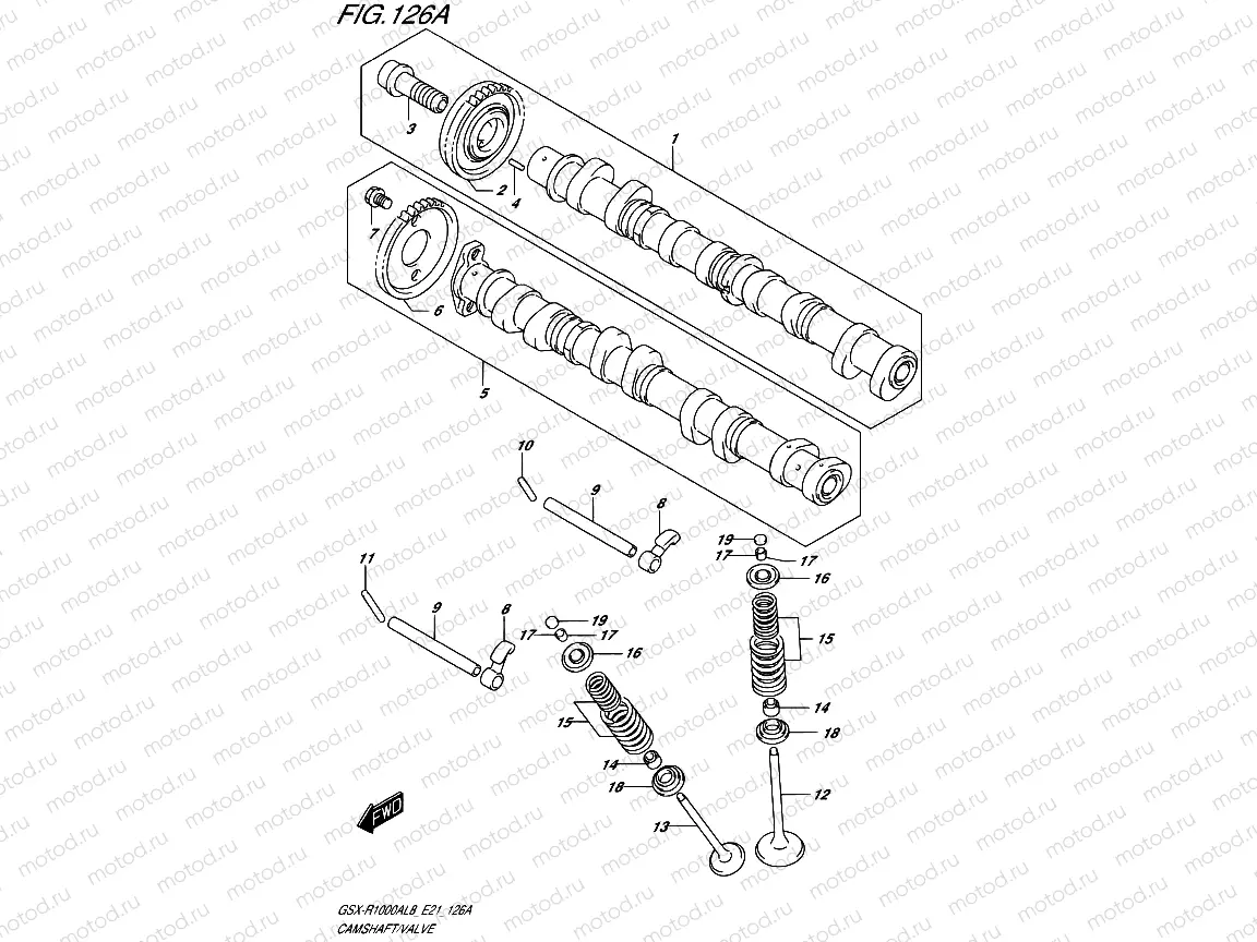126A - CAMSHAFT/VALVE