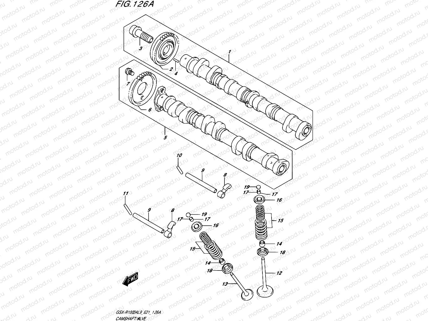 126A - CAMSHAFT/VALVE