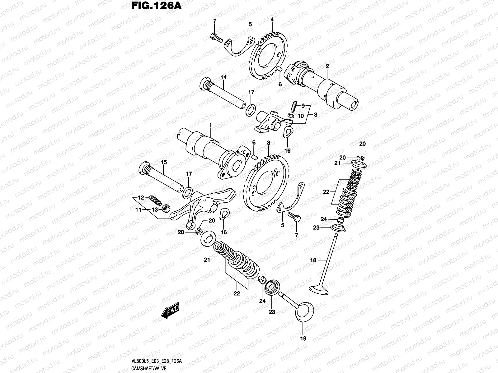 126A - CAMSHAFT/VALVE