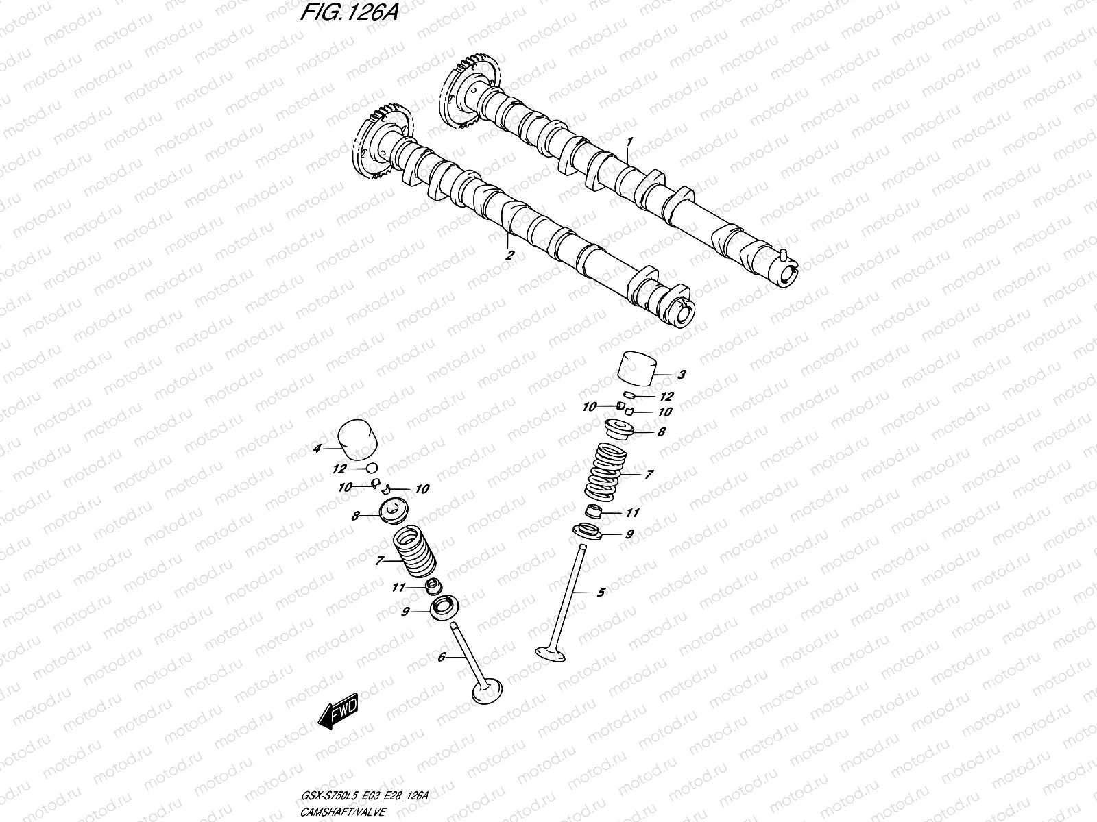 126A - CAMSHAFT/VALVE