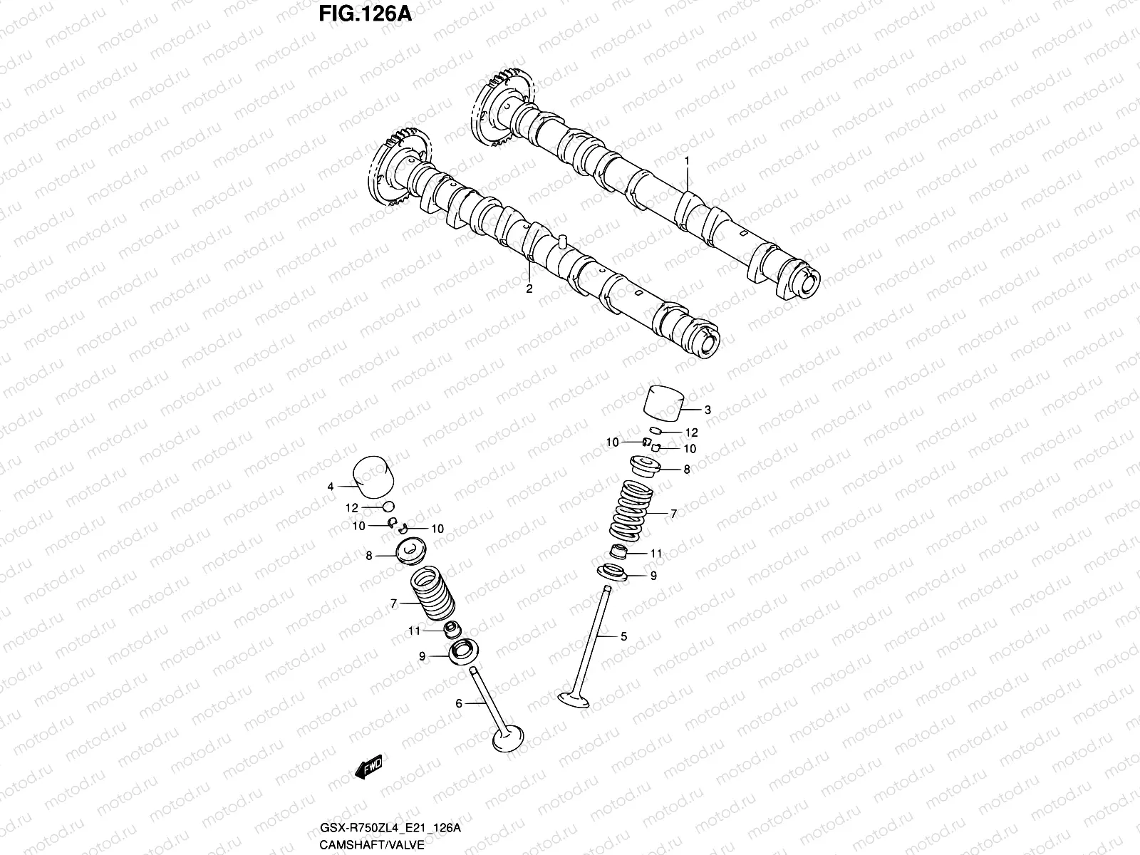 126A - CAMSHAFT/VALVE